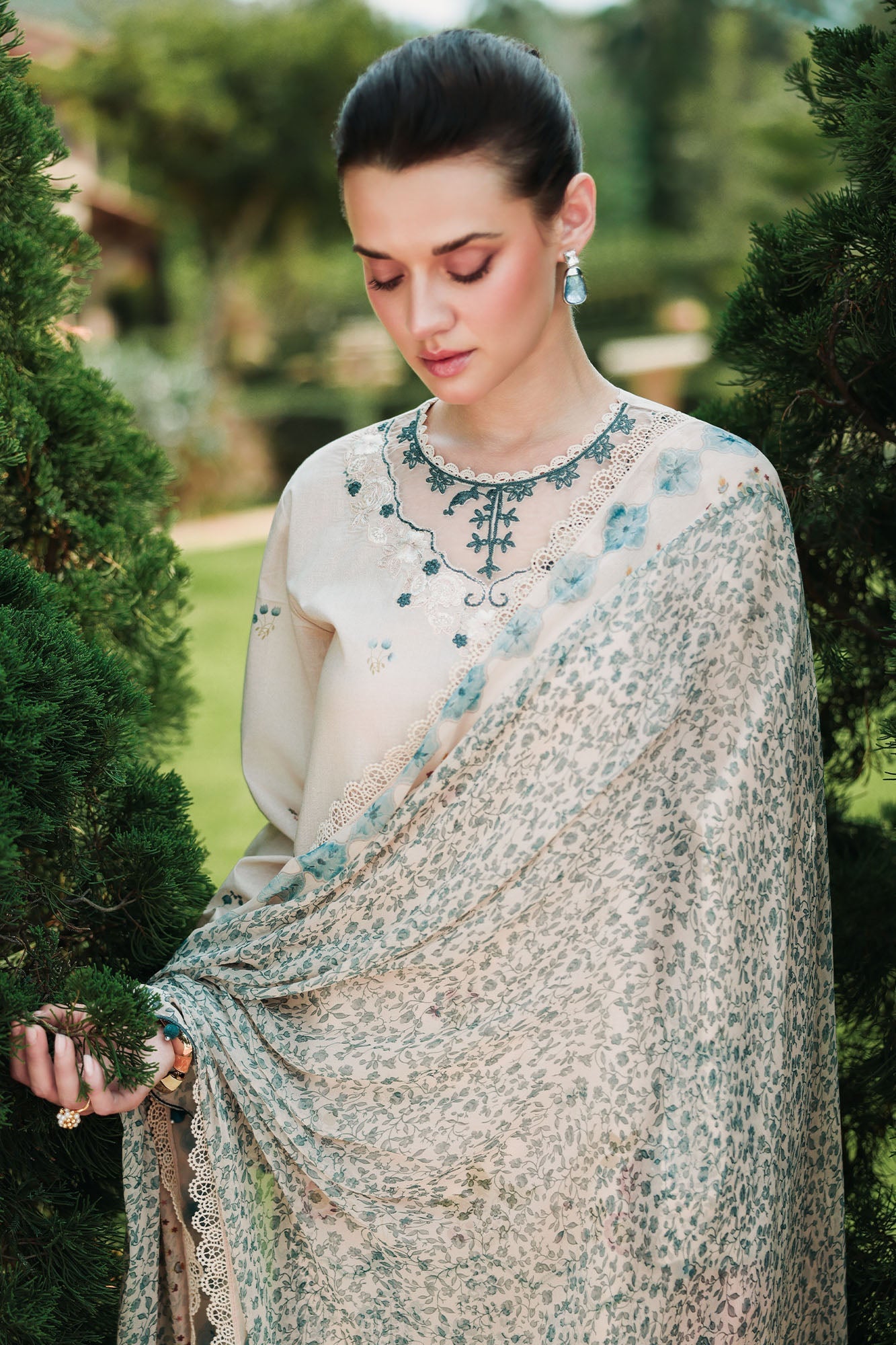 Eid Lawn Edit – Subtle Beige