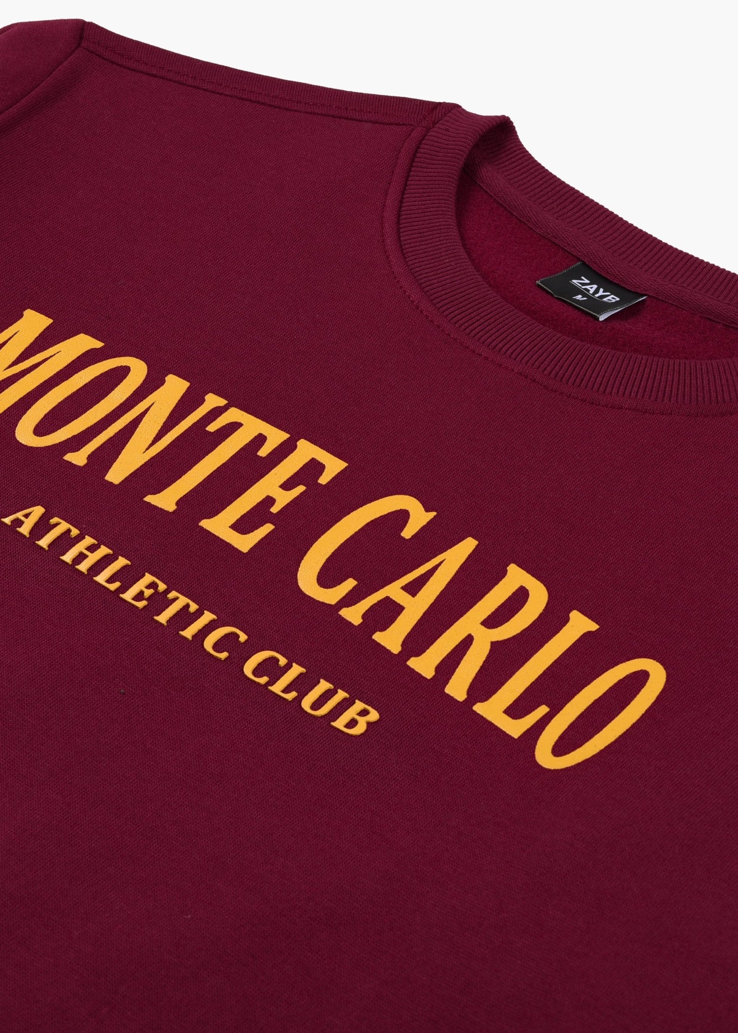 polycotton Sweatshirt in Blood red