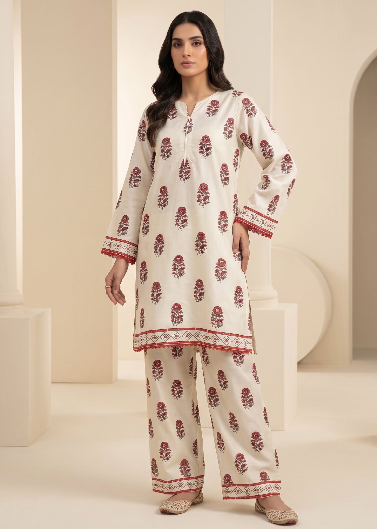 linen Co Ord Sets in Cream