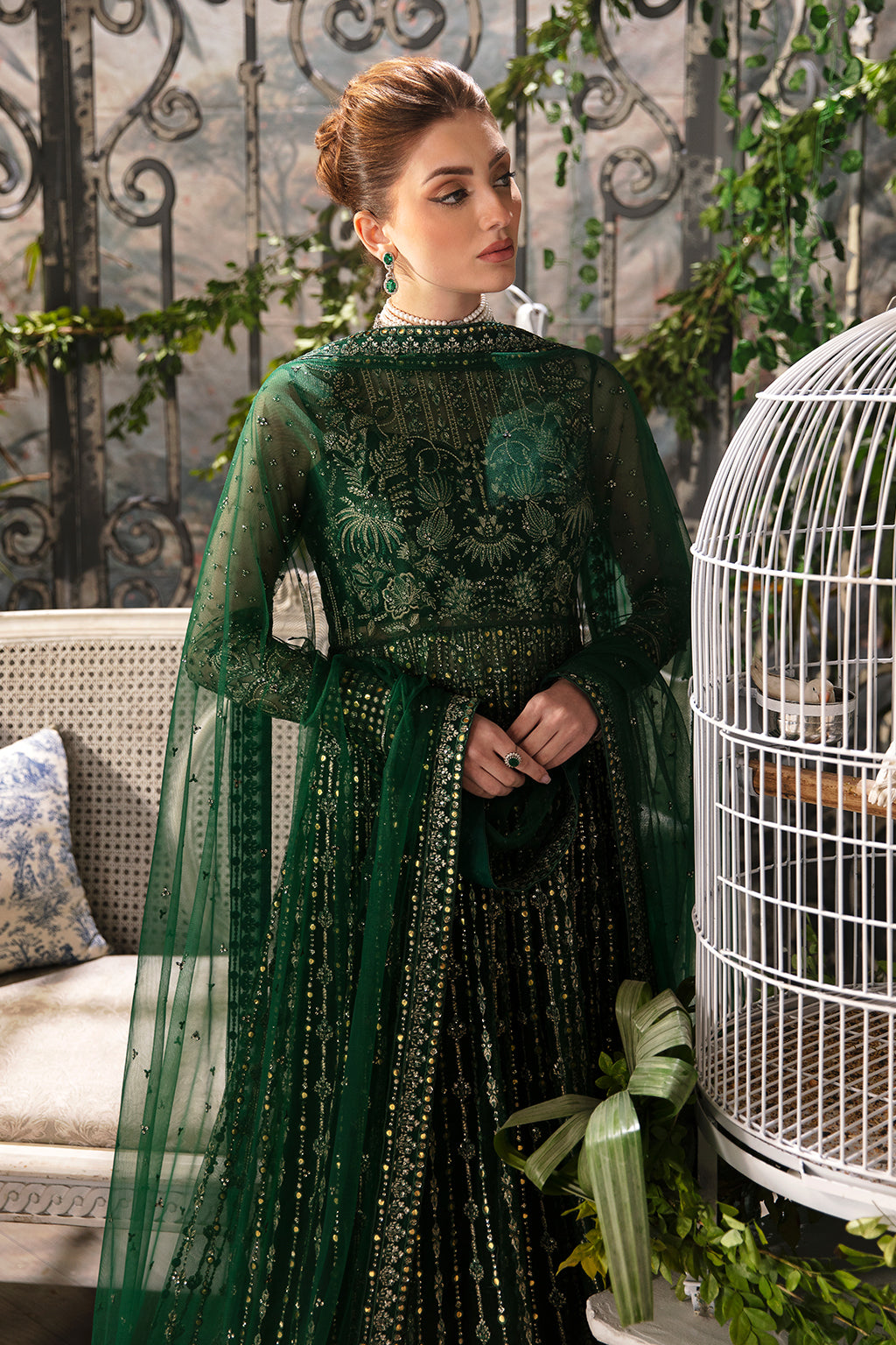 net Unstitched in Green