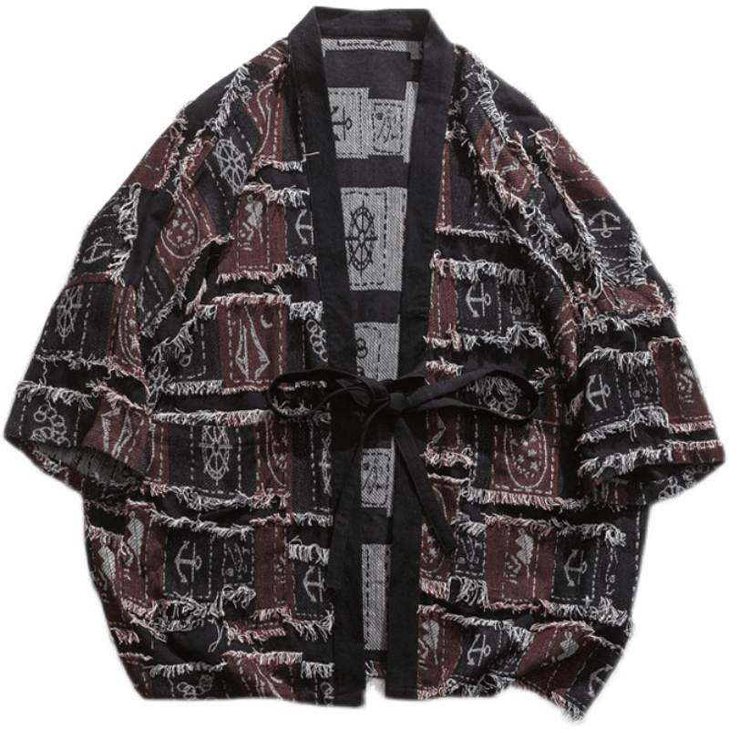 Chinese Style Men'S Cardigan Knitted Retro Fashion Top
