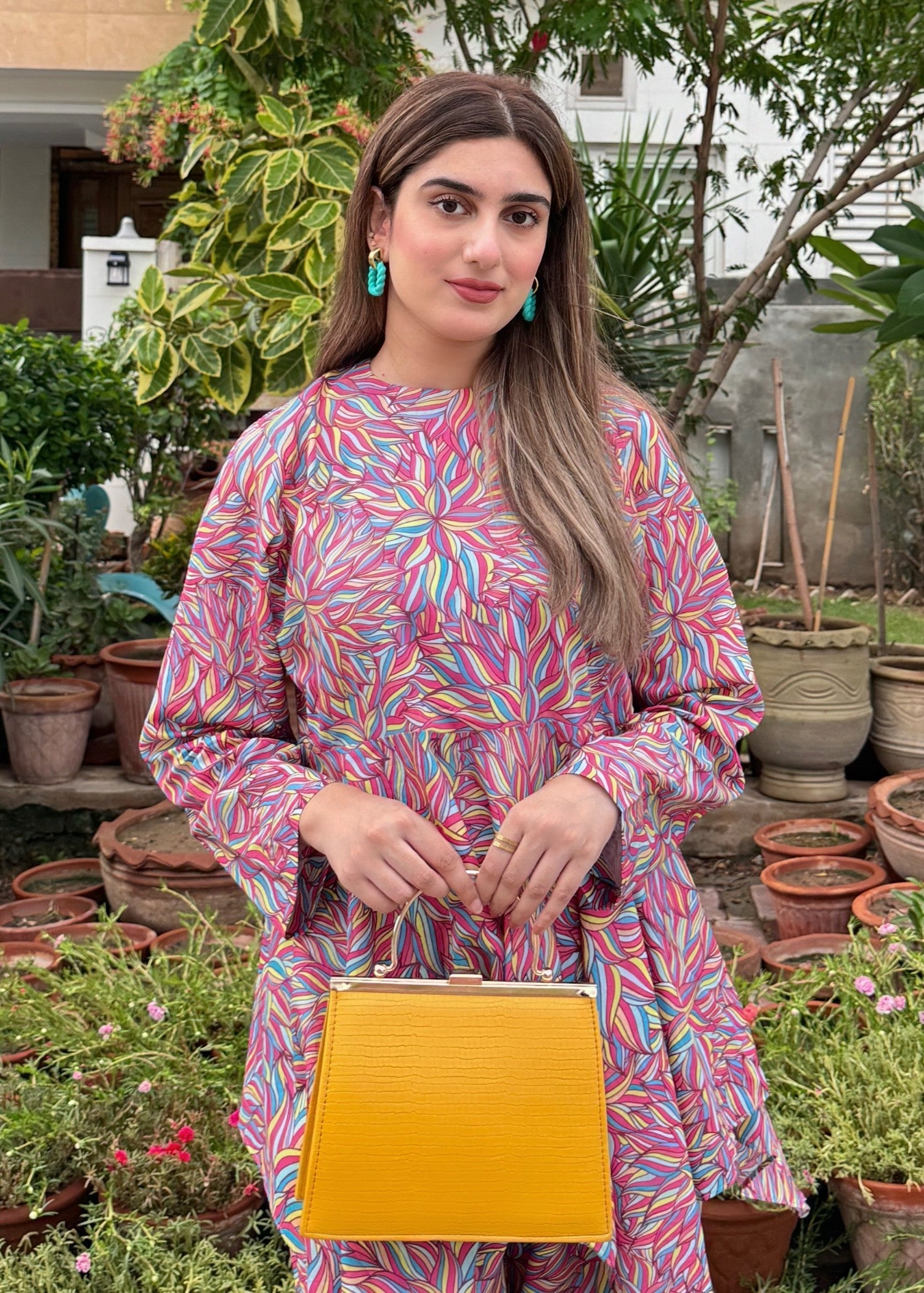 cotton Co Ord Sets in Fuchsia