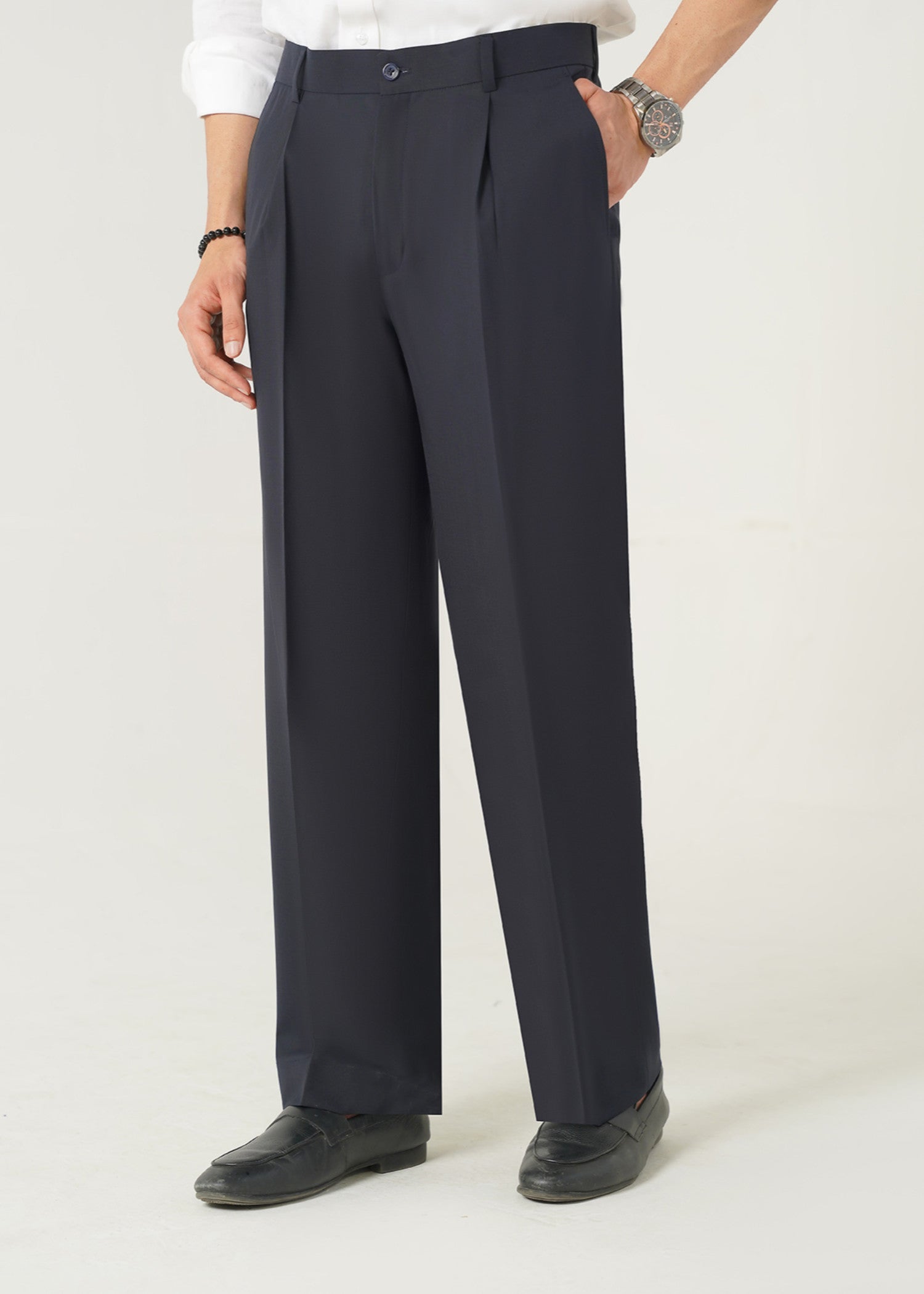 cotton Pants in Raven grey
