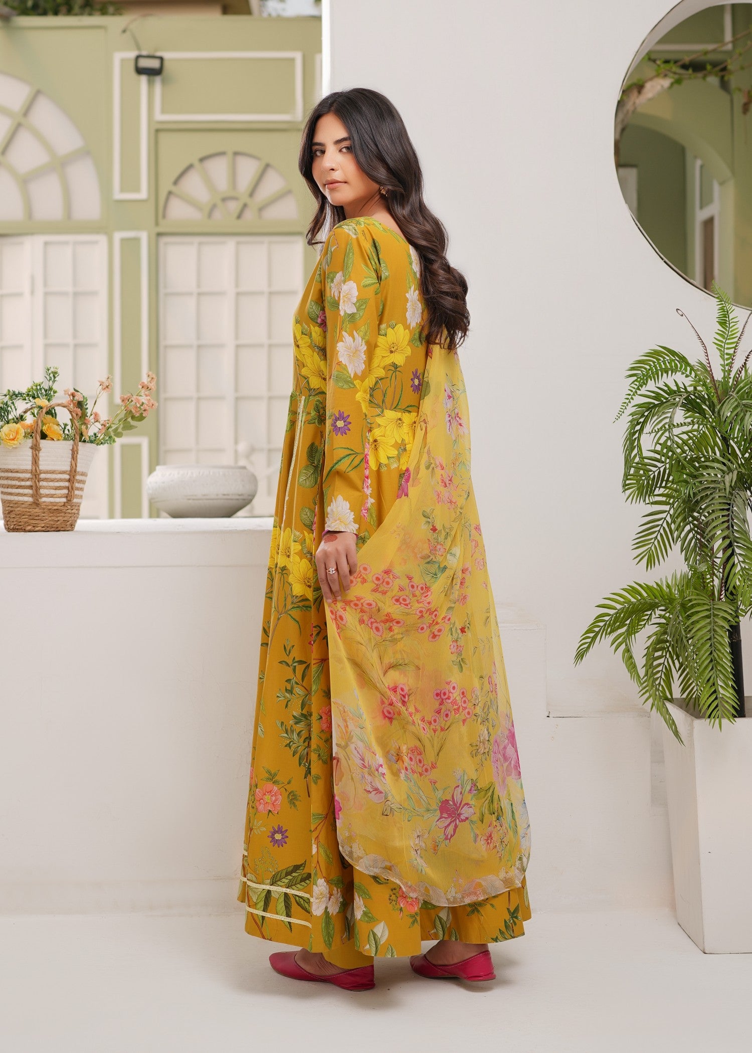 lawn Maxi in Mustard