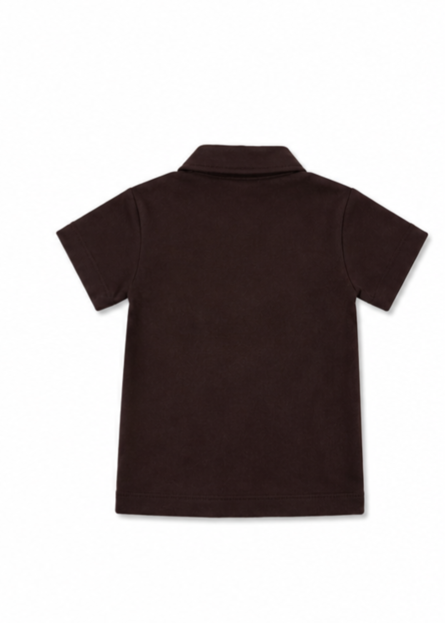 polyester nylon Casual Shirt in Chocolate brown