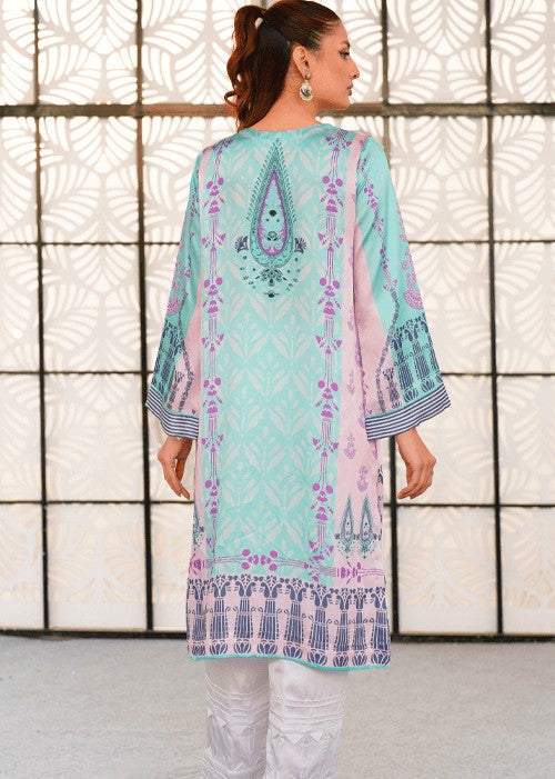 silk Kurti in Lilac