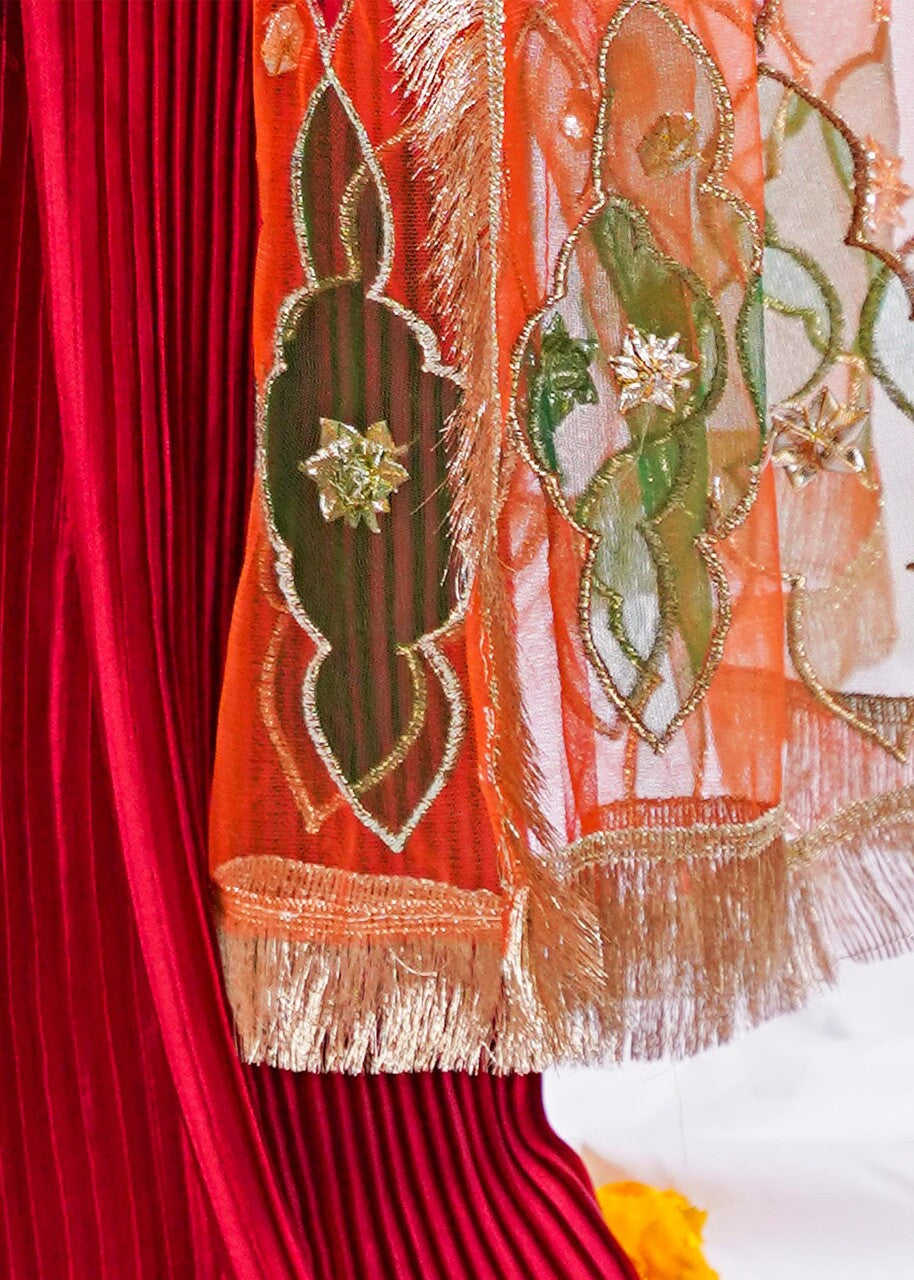 net Sharara in Orange