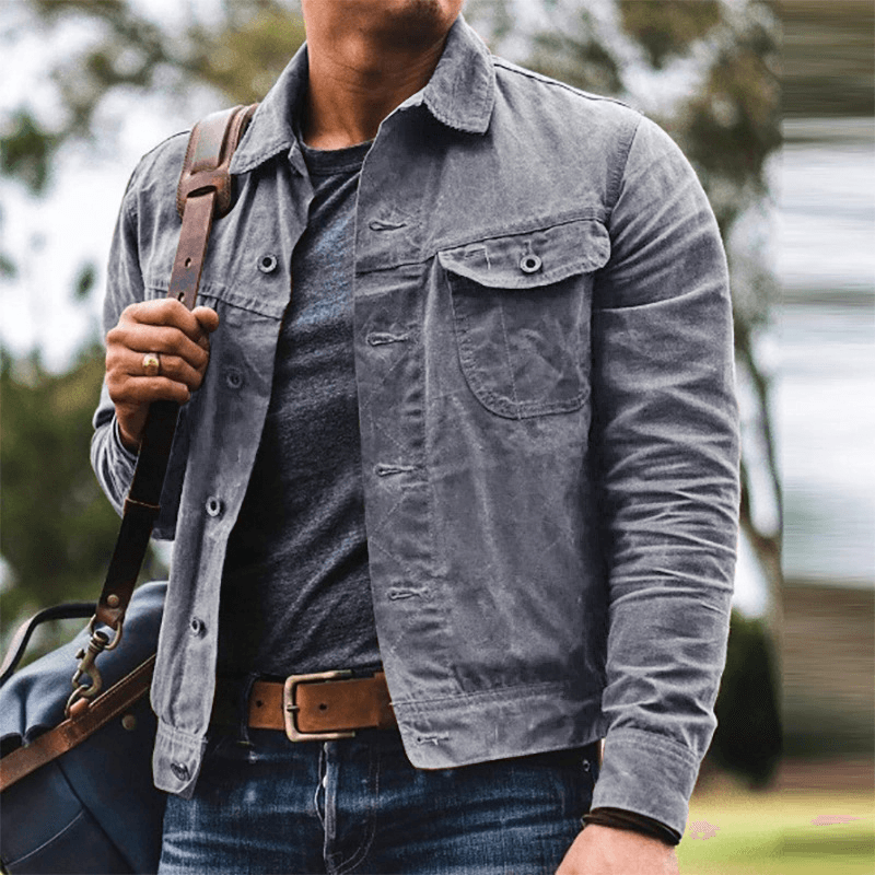 Men's Casual Trend Cardigan Lapel Jacket | Slim Fit Fashion Jacket