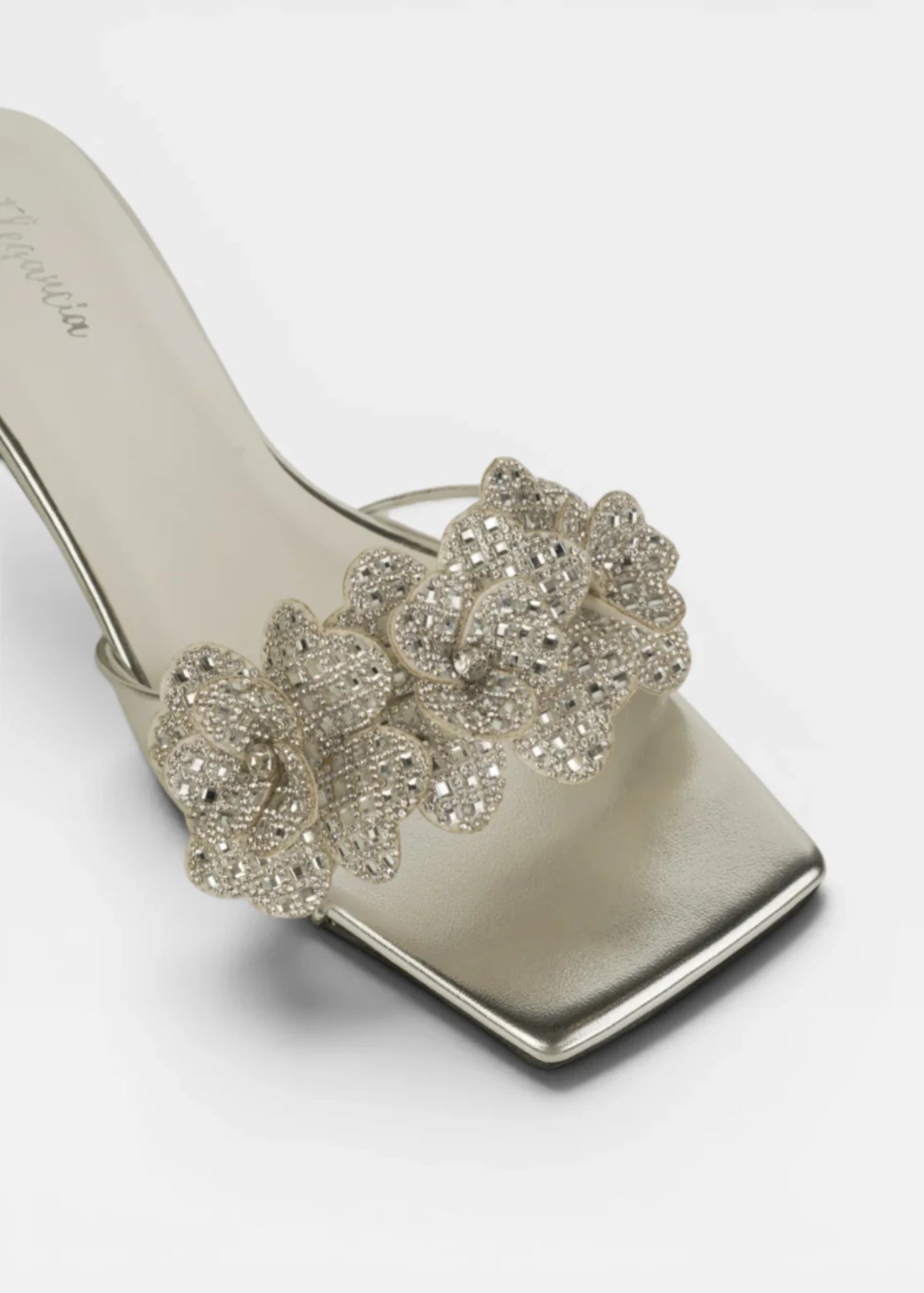 Heels in Silver by - High Quality Women Heels CVJ8082