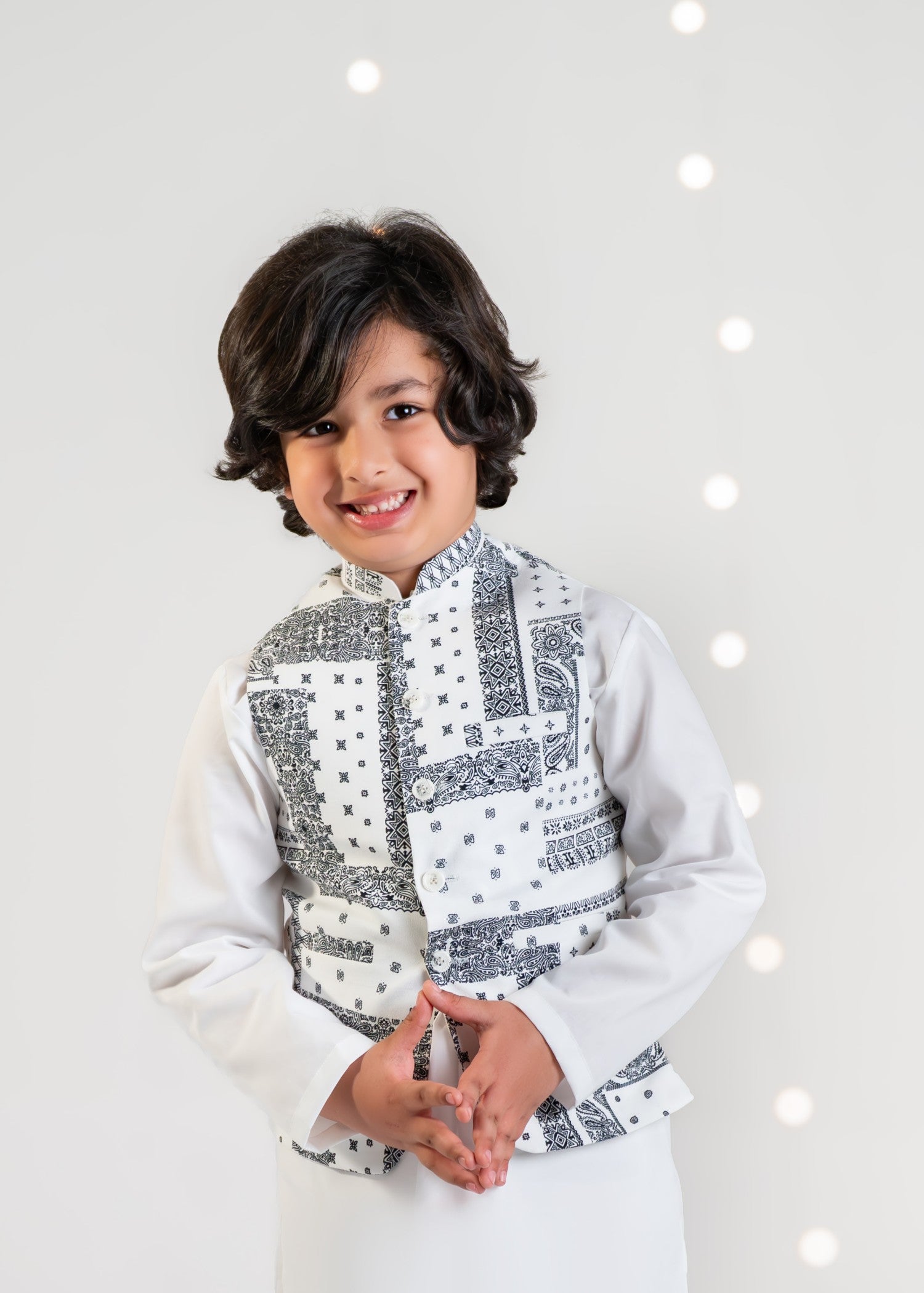 cotton Waistcoat in White