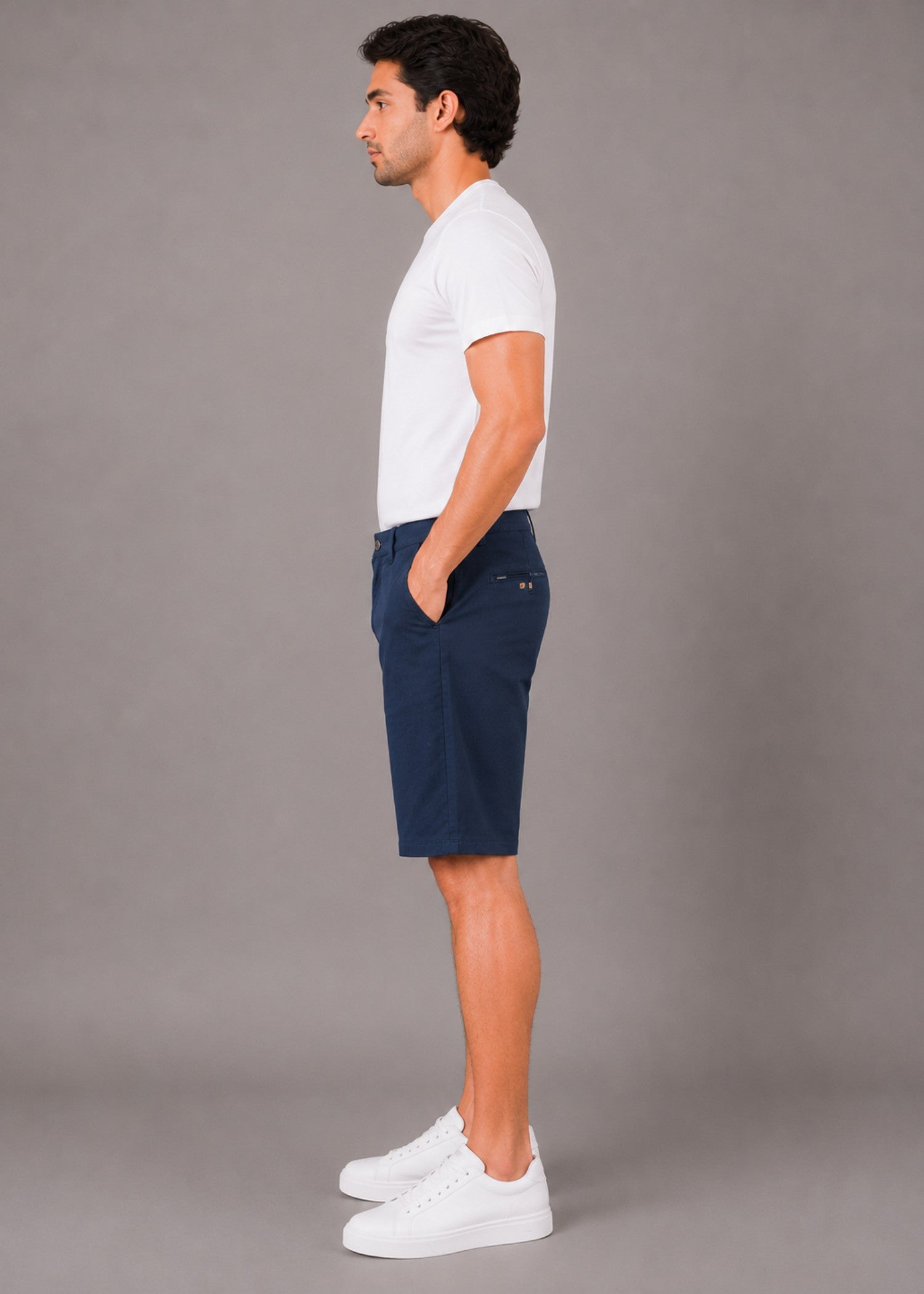 denim Shorts in Sapphire blue