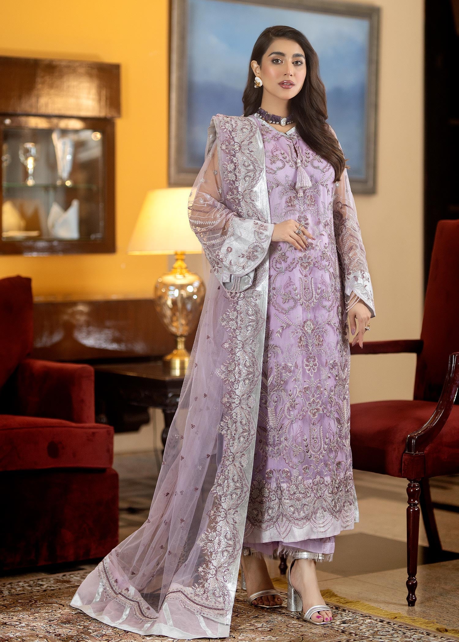 net Unstitched in Lilac