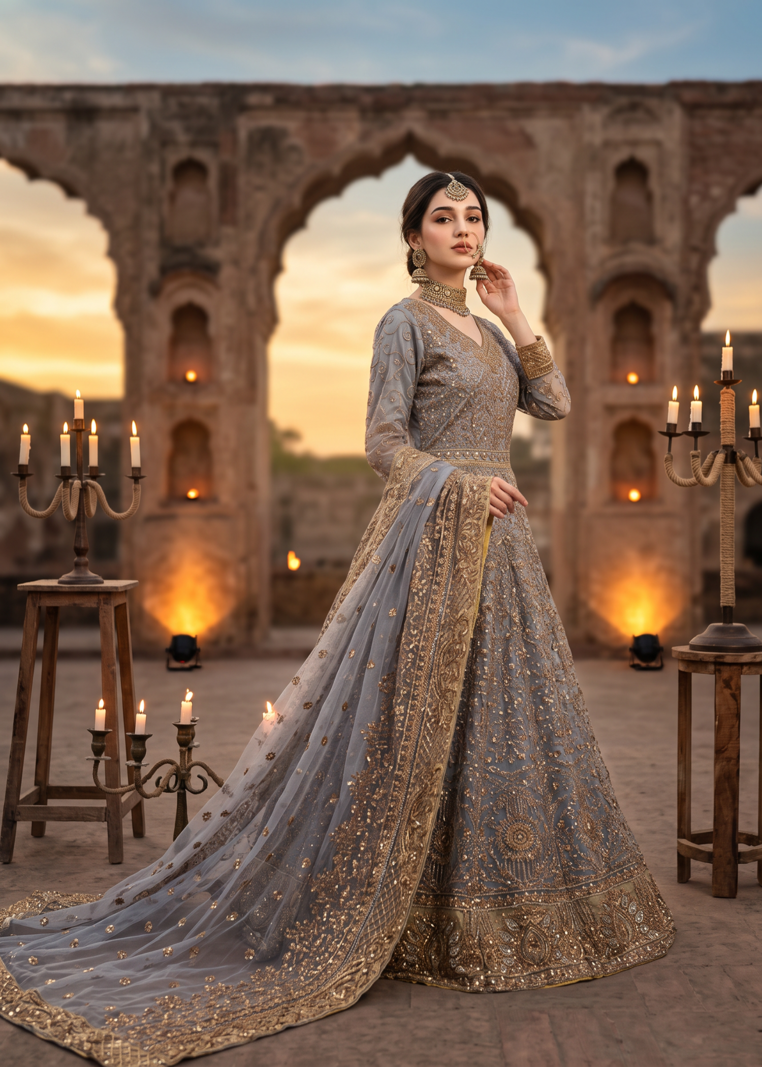 net Maxi in Grey
