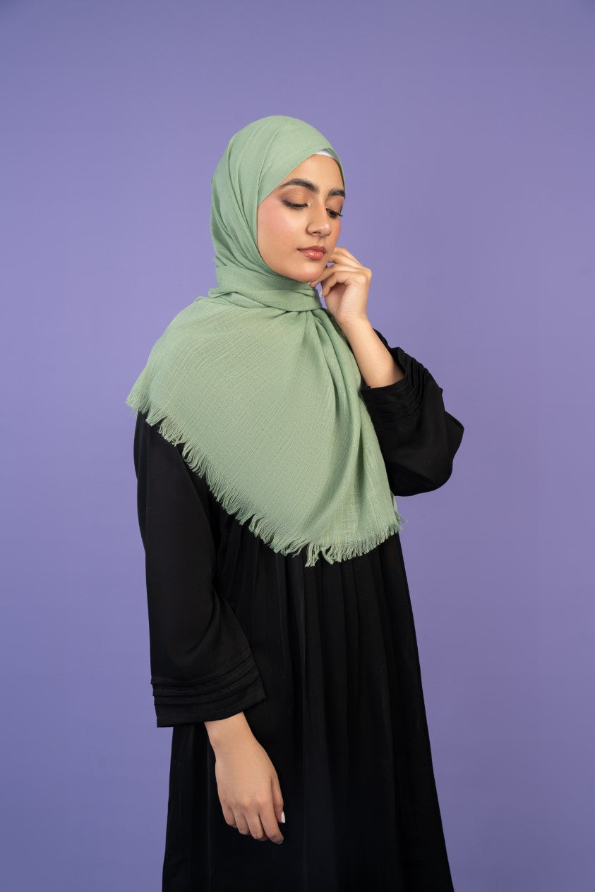lawn Hijab in Pistachio green