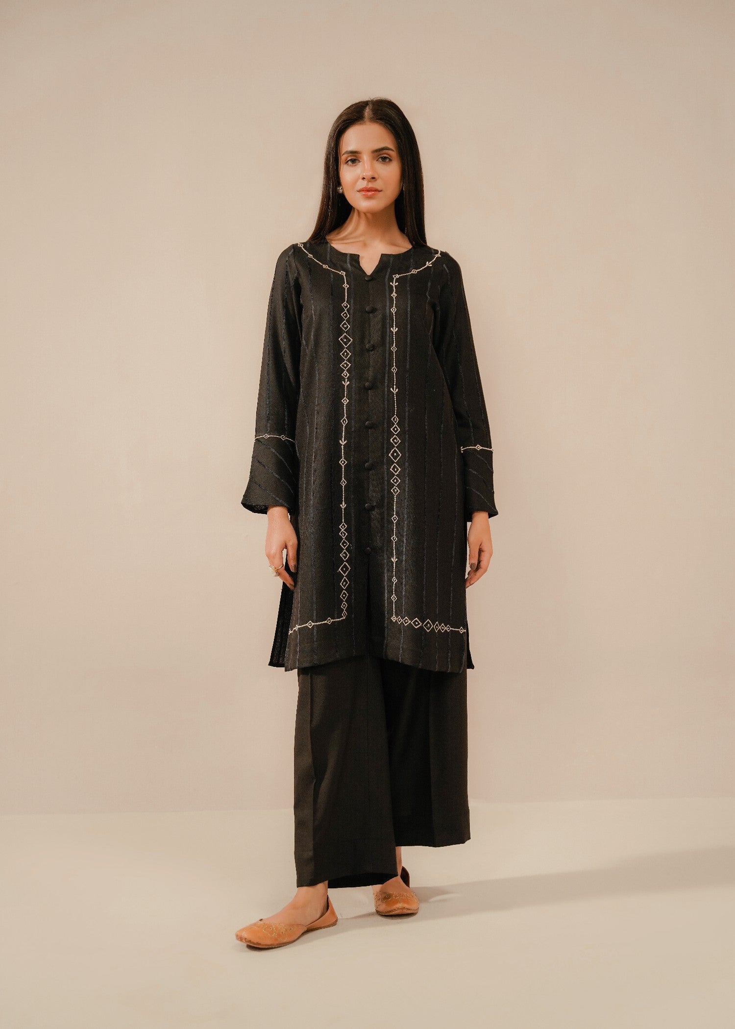 karandi Co Ord Sets in Black
