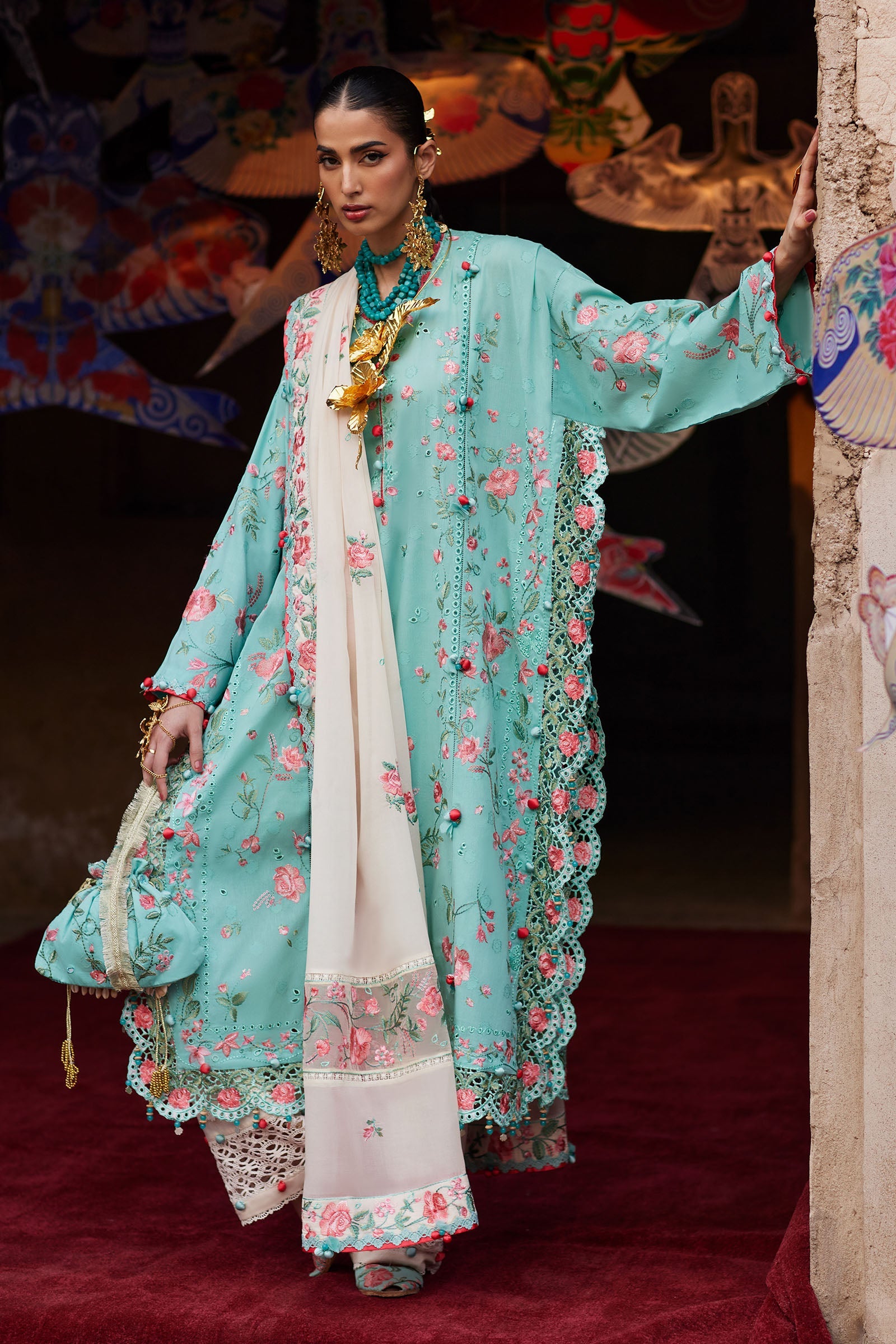 Kashmee Luxury Eid Lawn – GULRAAZ (EL26-08 B)
