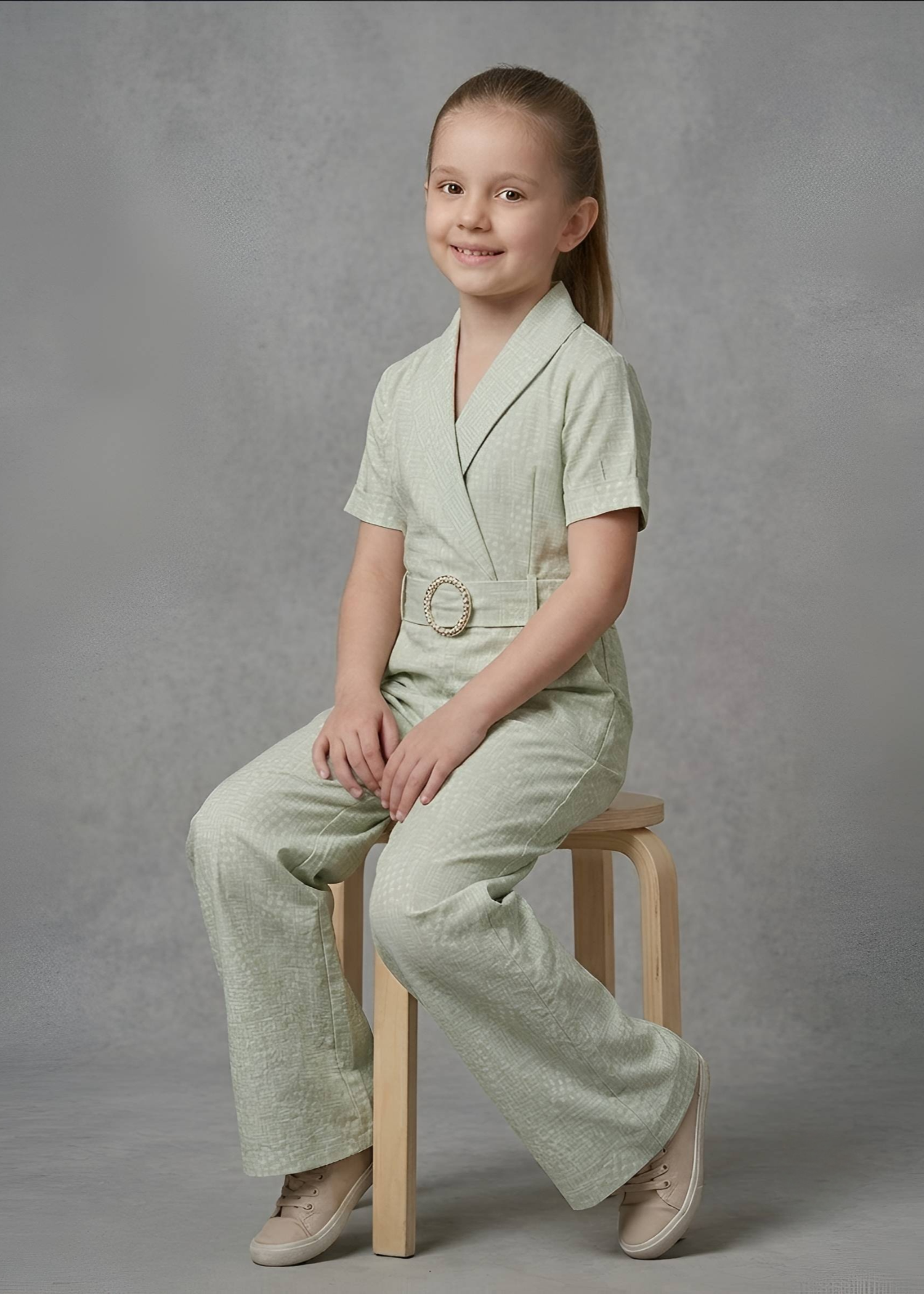 Jumpsuit in Sage green