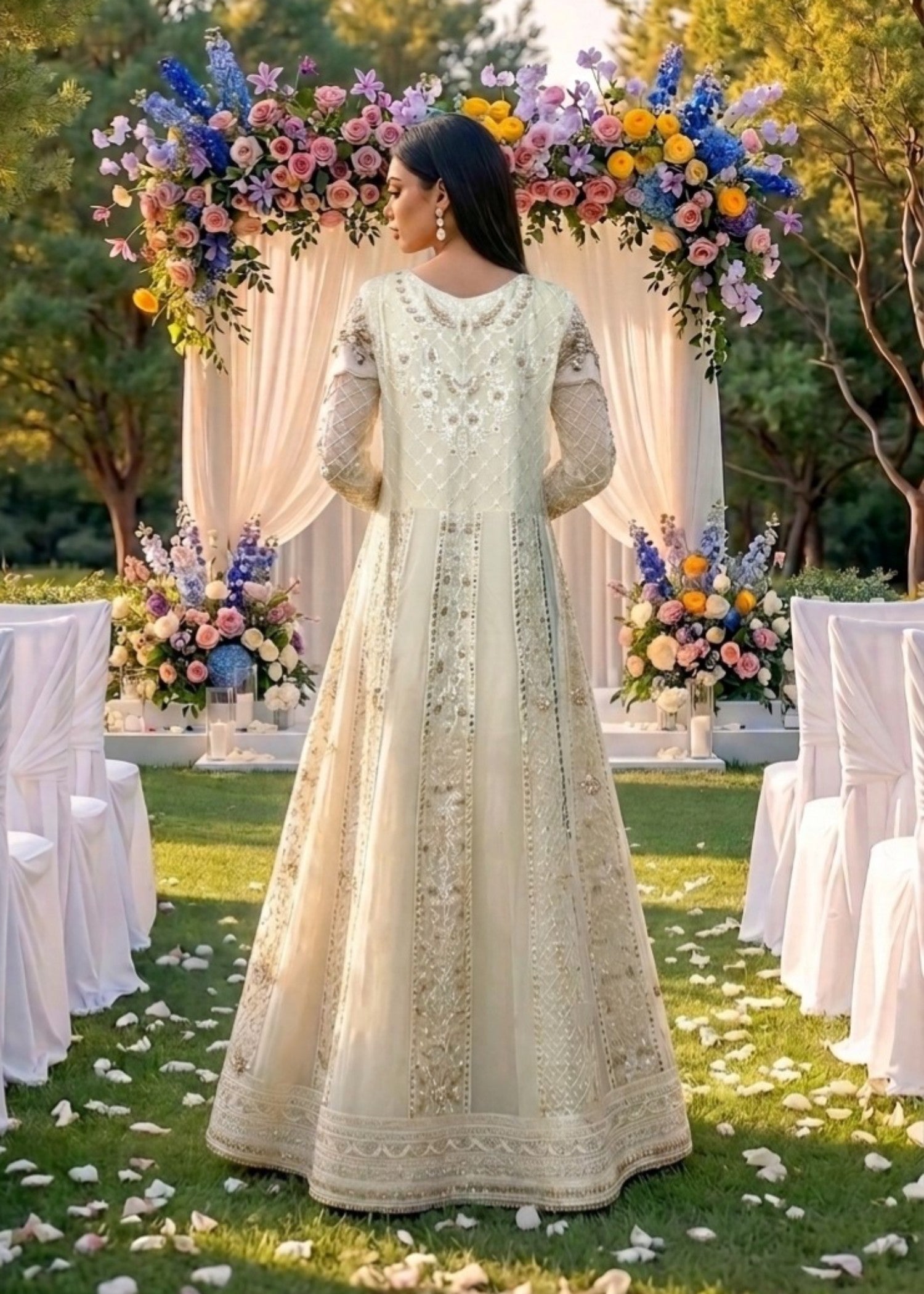 organza Maxi in Light yellow