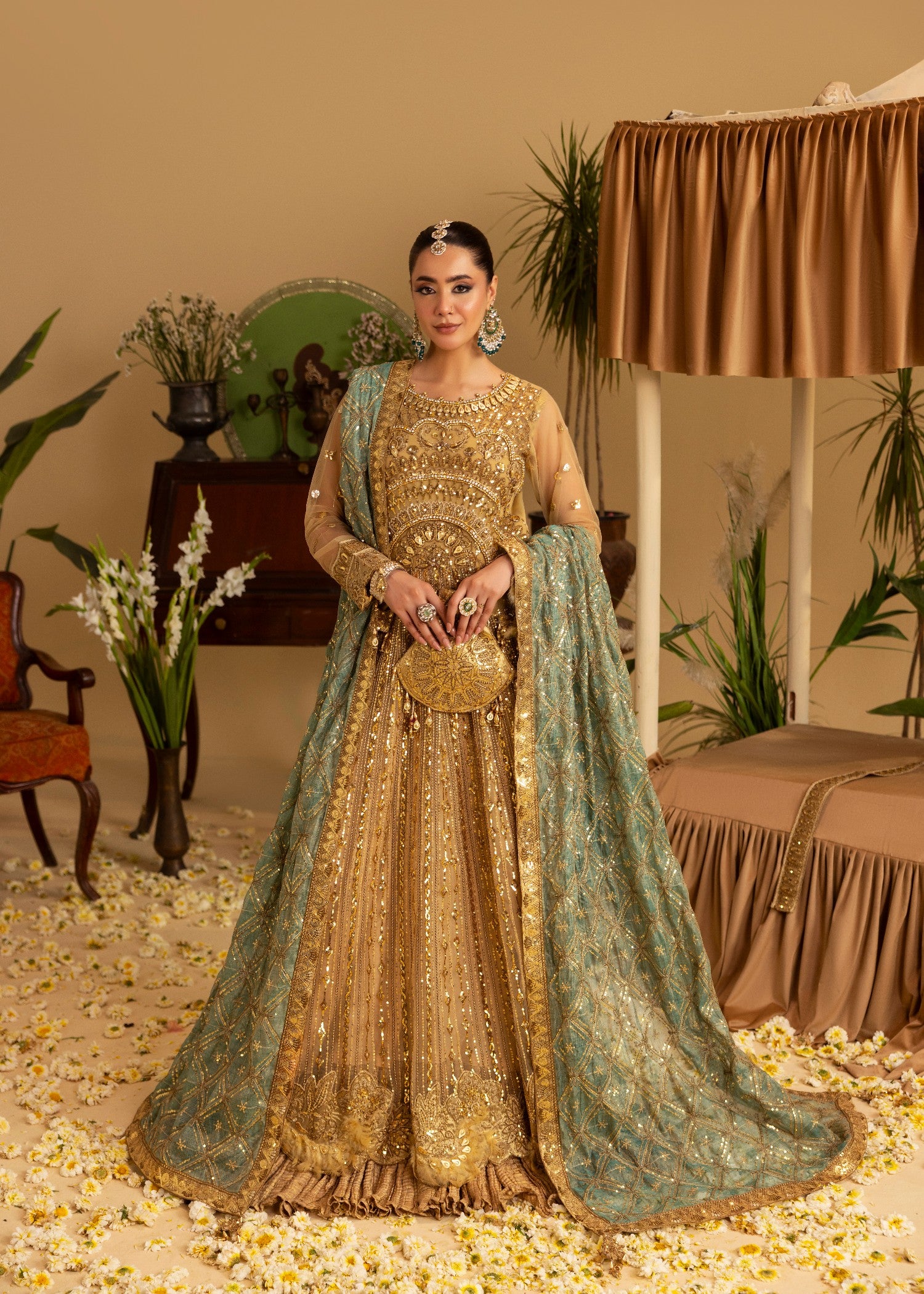 net Maxi in Gold