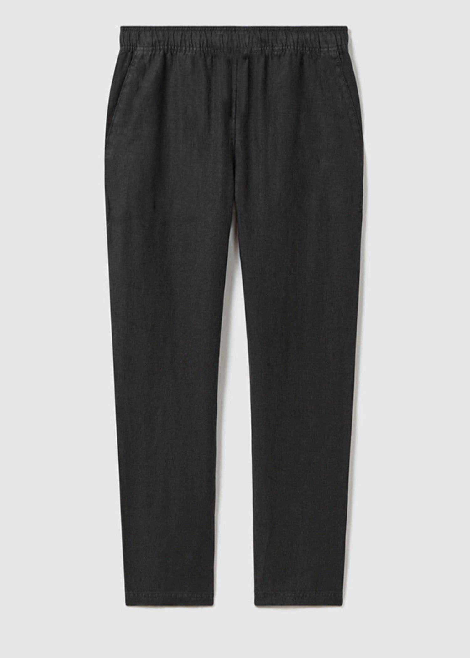 linen Trousers in Charcoal