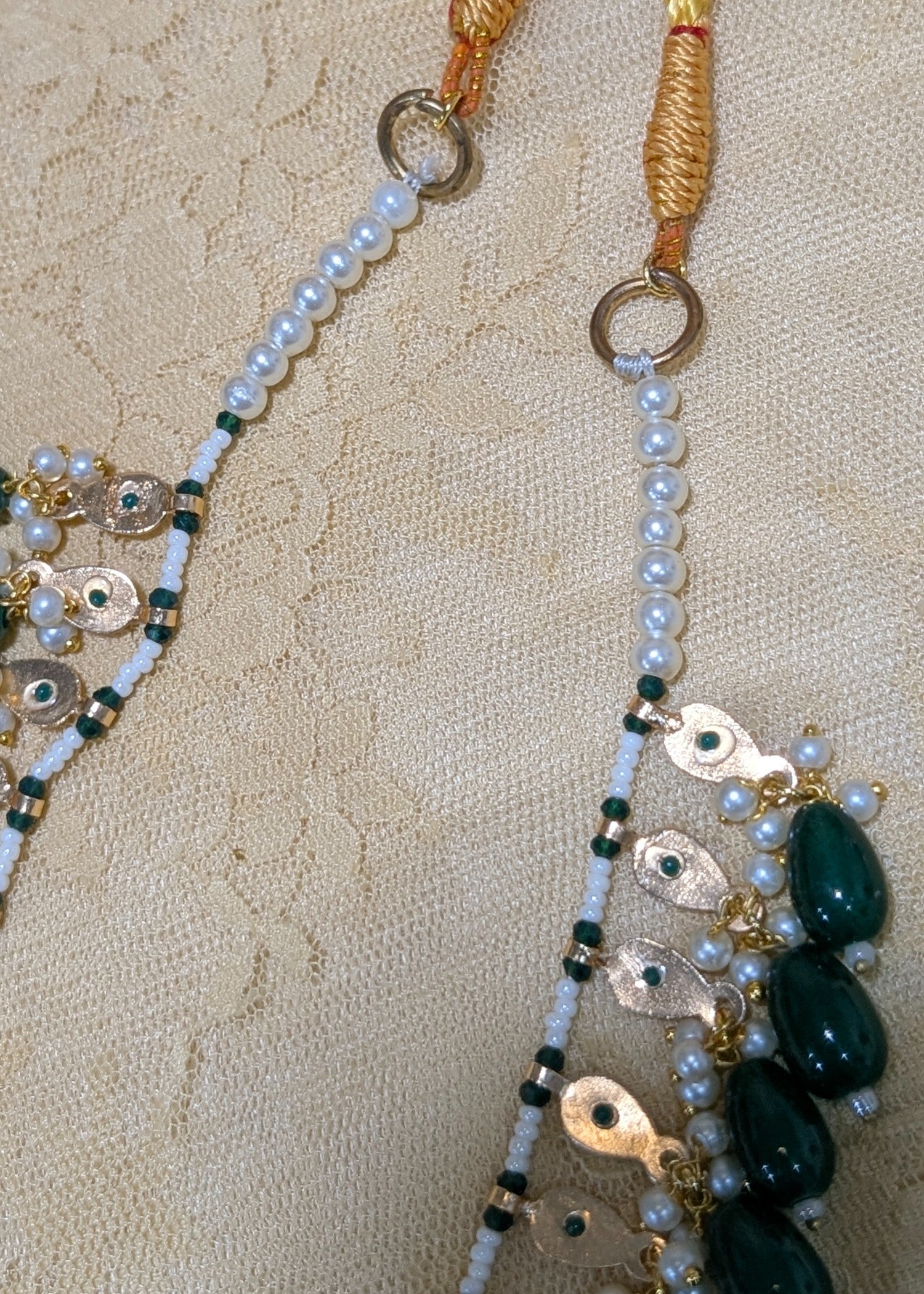 Necklace in Emerald green Color by - Trendy Women Necklace SPF2336