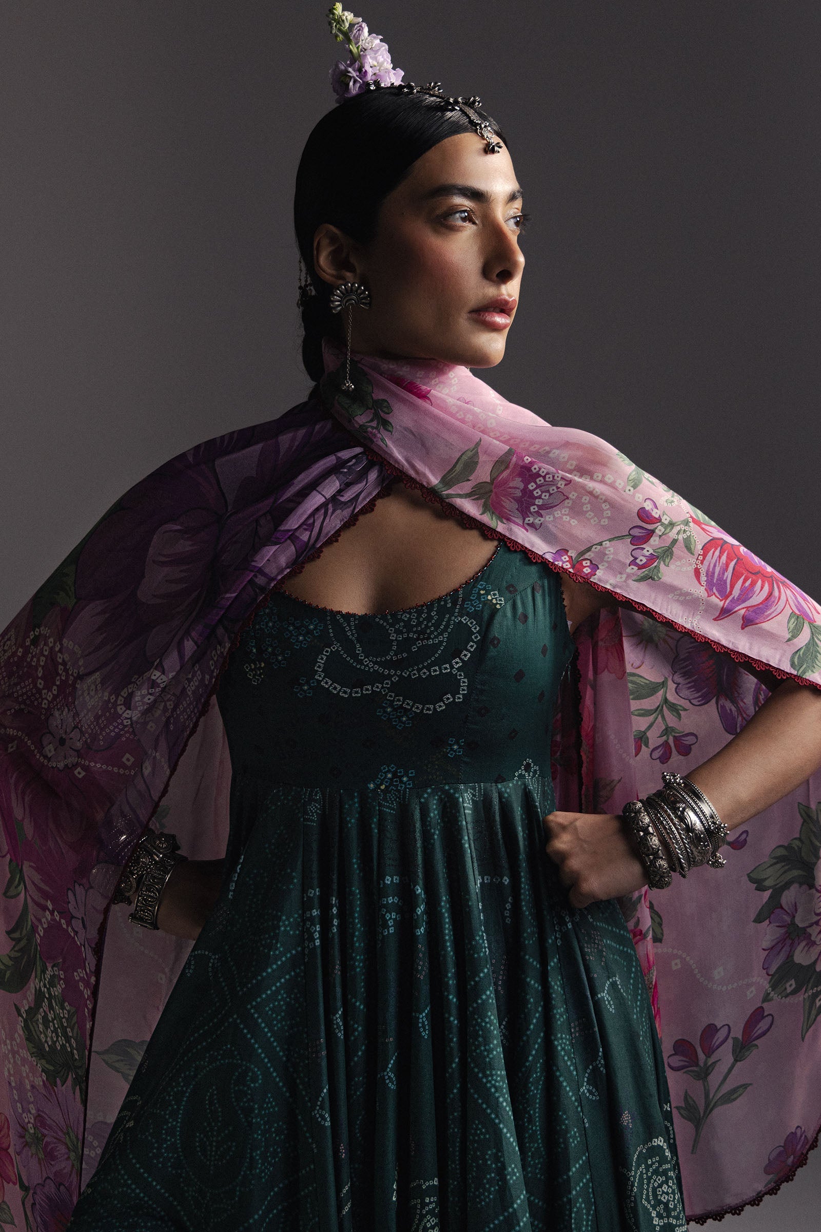 Anarkali Festive Luxury Lawn – Nayab-D4
