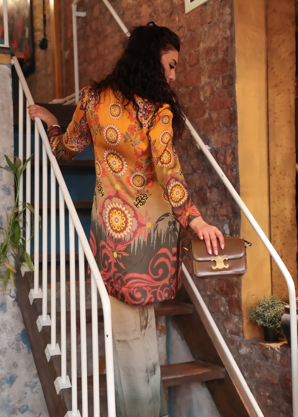 silk Unstitched in Orange