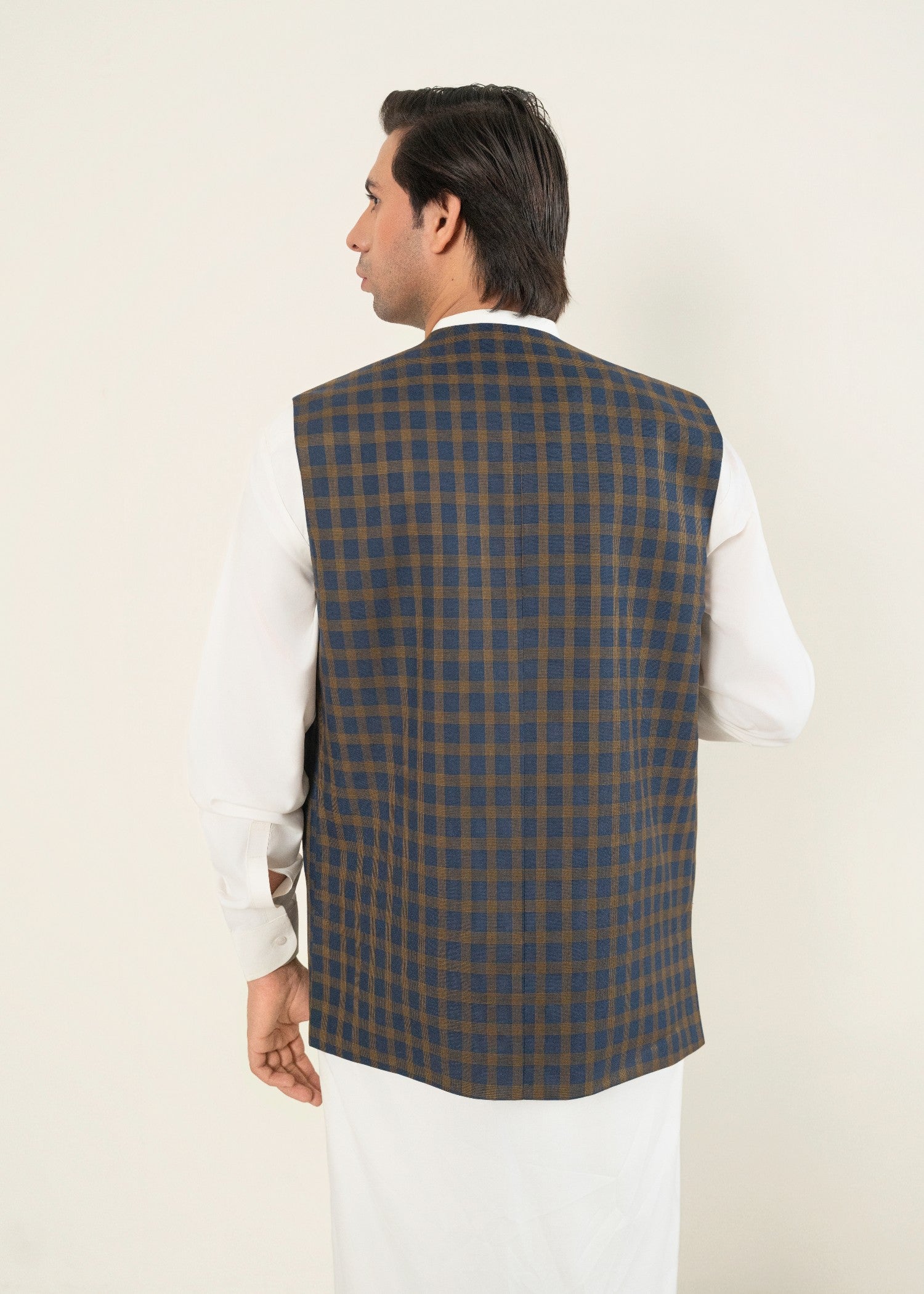 suiting Waistcoat in Navy blue by Yes the instyle