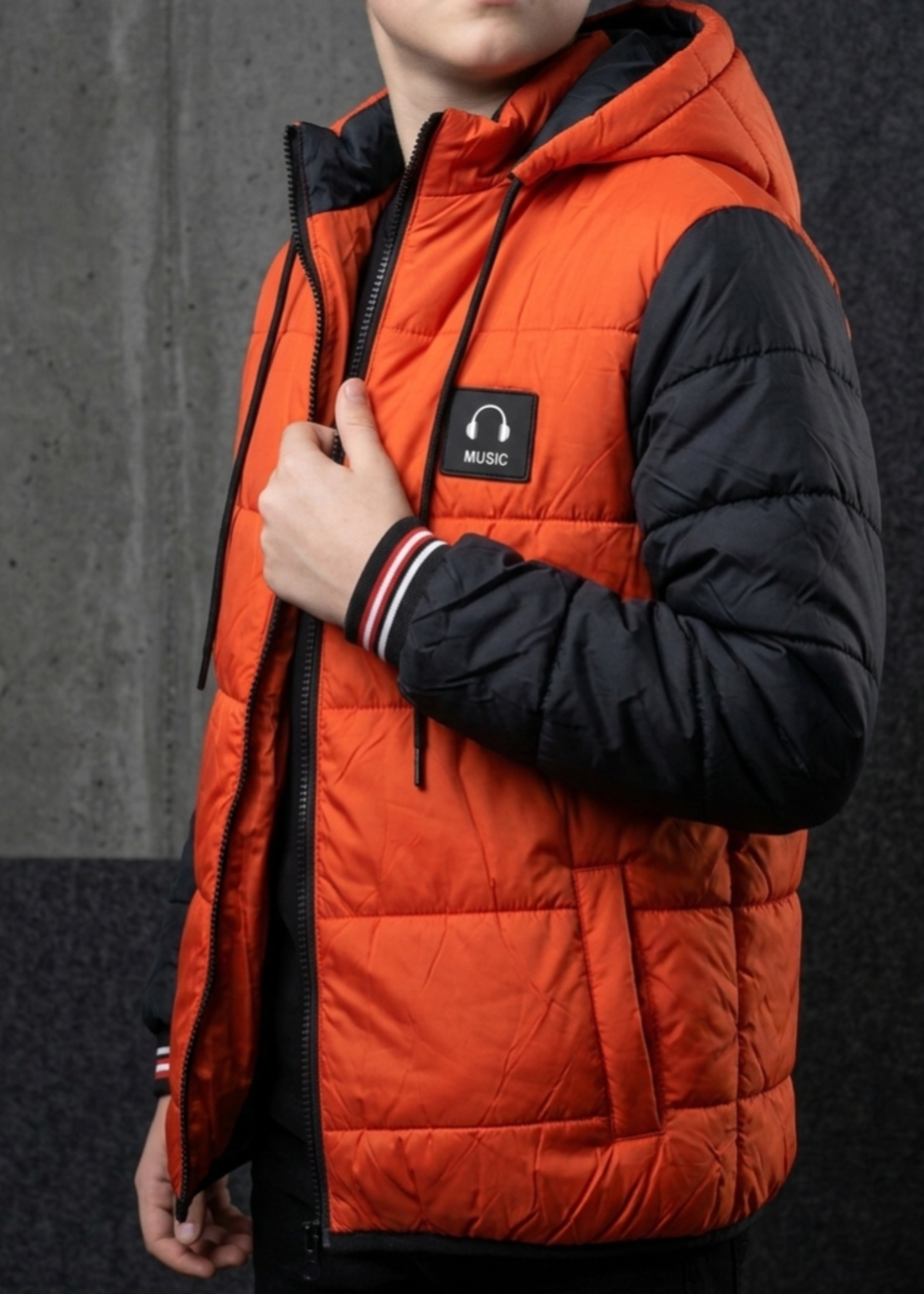 parachute Jacket in Orange