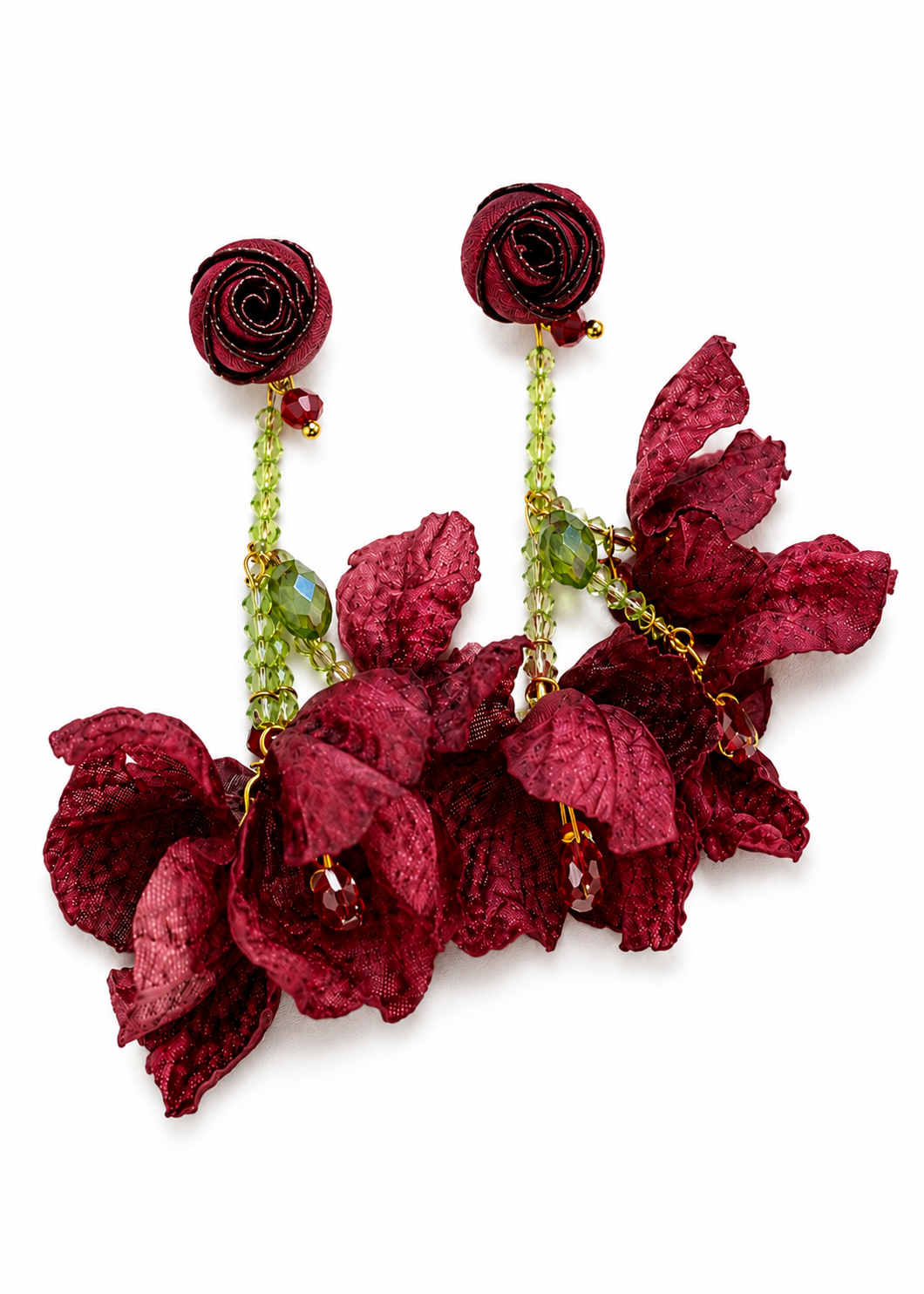 Earrings in Burnt red Color by - Trendy Women Earrings FDU2842