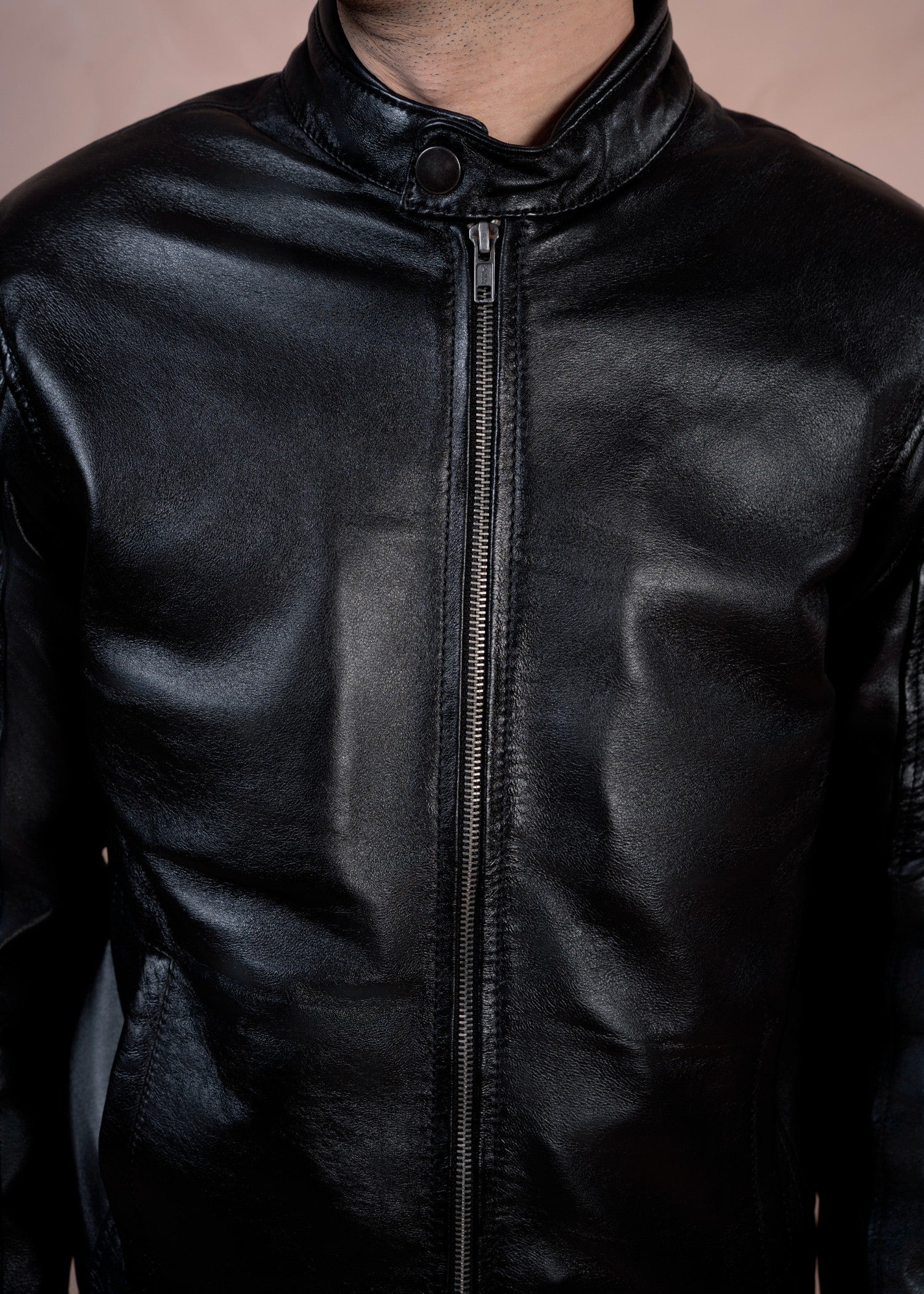 leather Jacket in Black