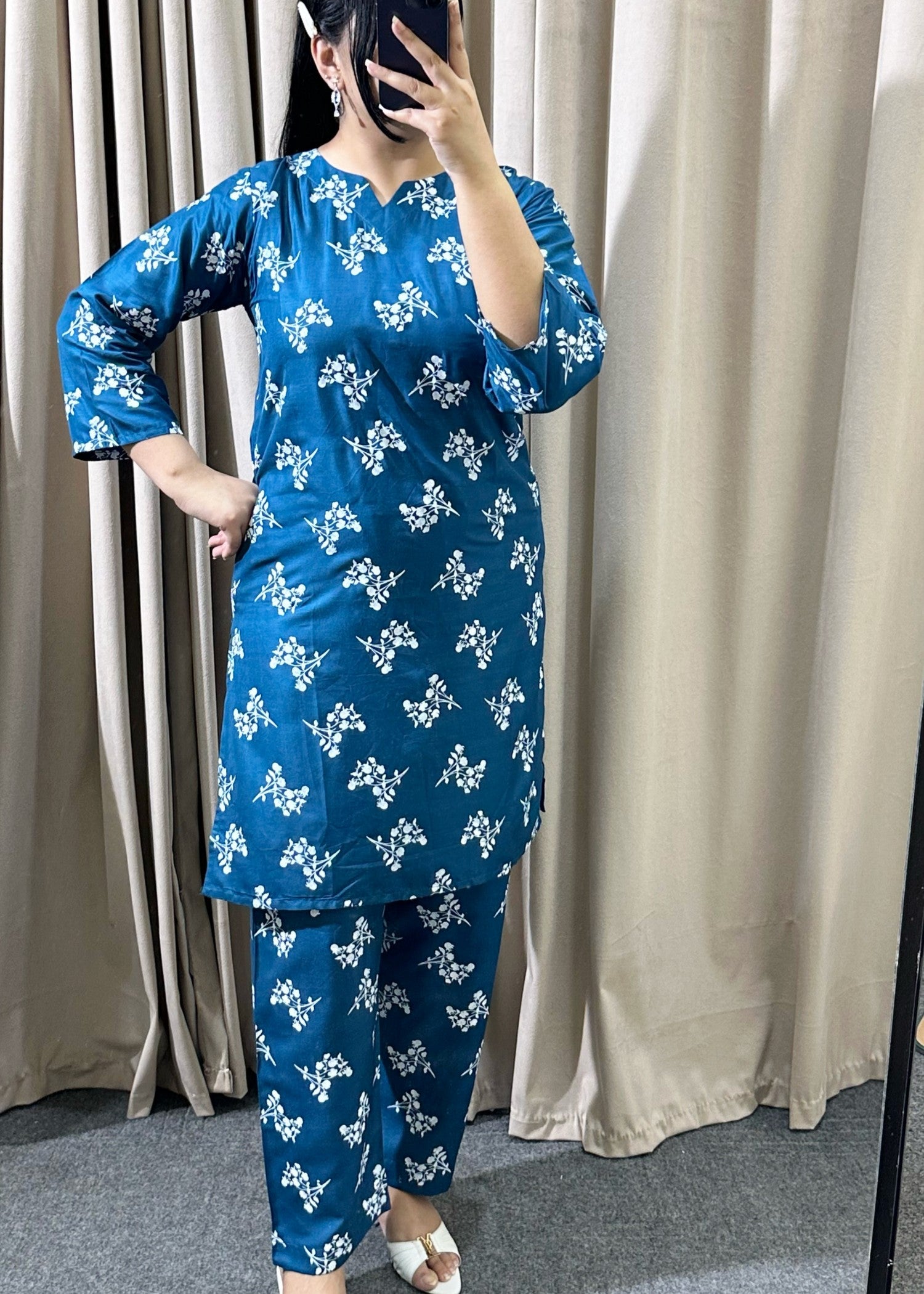 linen Co Ord Sets in Teal