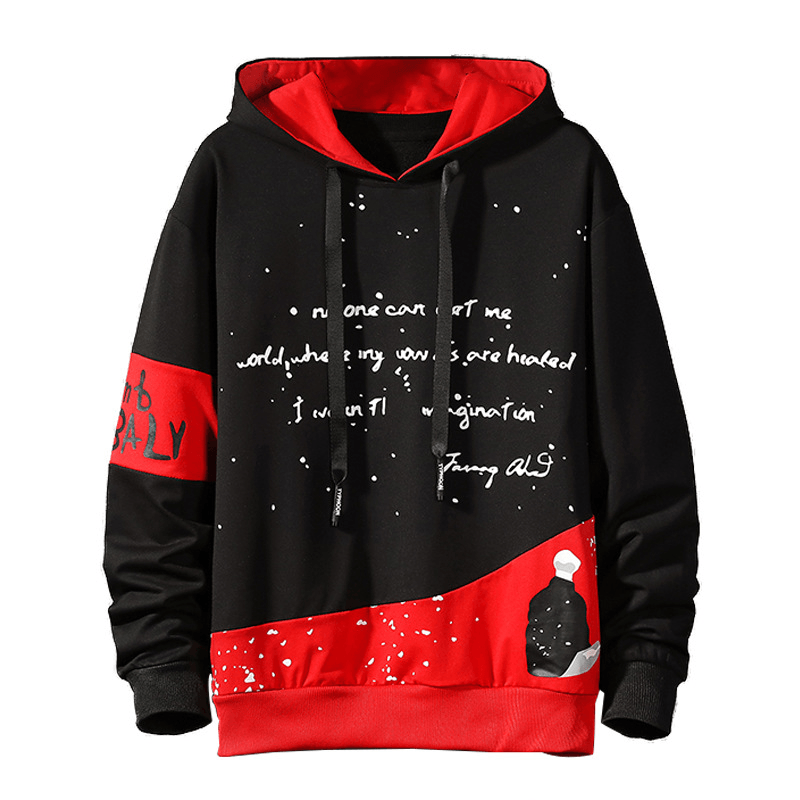 Loose Hooded Long Sleeve Sweater Men'S Dress Men'S Coat