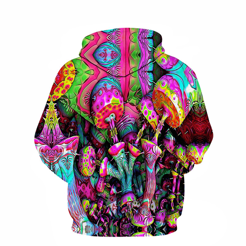 One Drop Shipping Spring and Autumn Men'S and Women'S Long-Sleeved Hoodie 3D Digital Printing Loose Casual Sweater Baseball Uniform