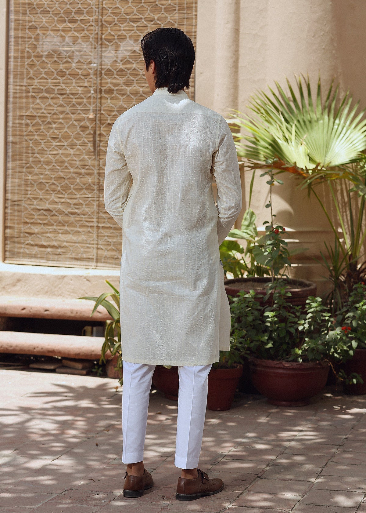 cotton Kurta in Cream
