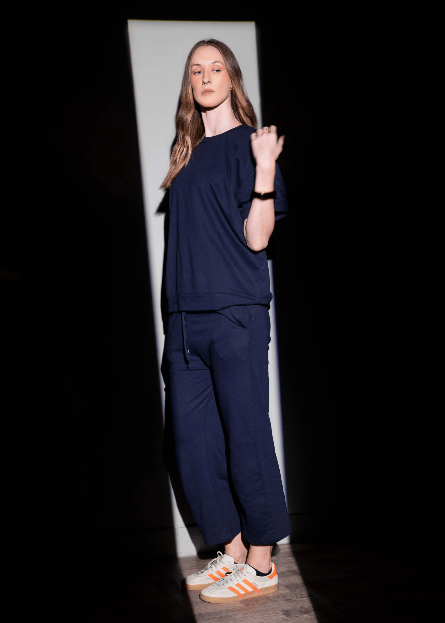 fleece Co Ord Sets in Navy blue