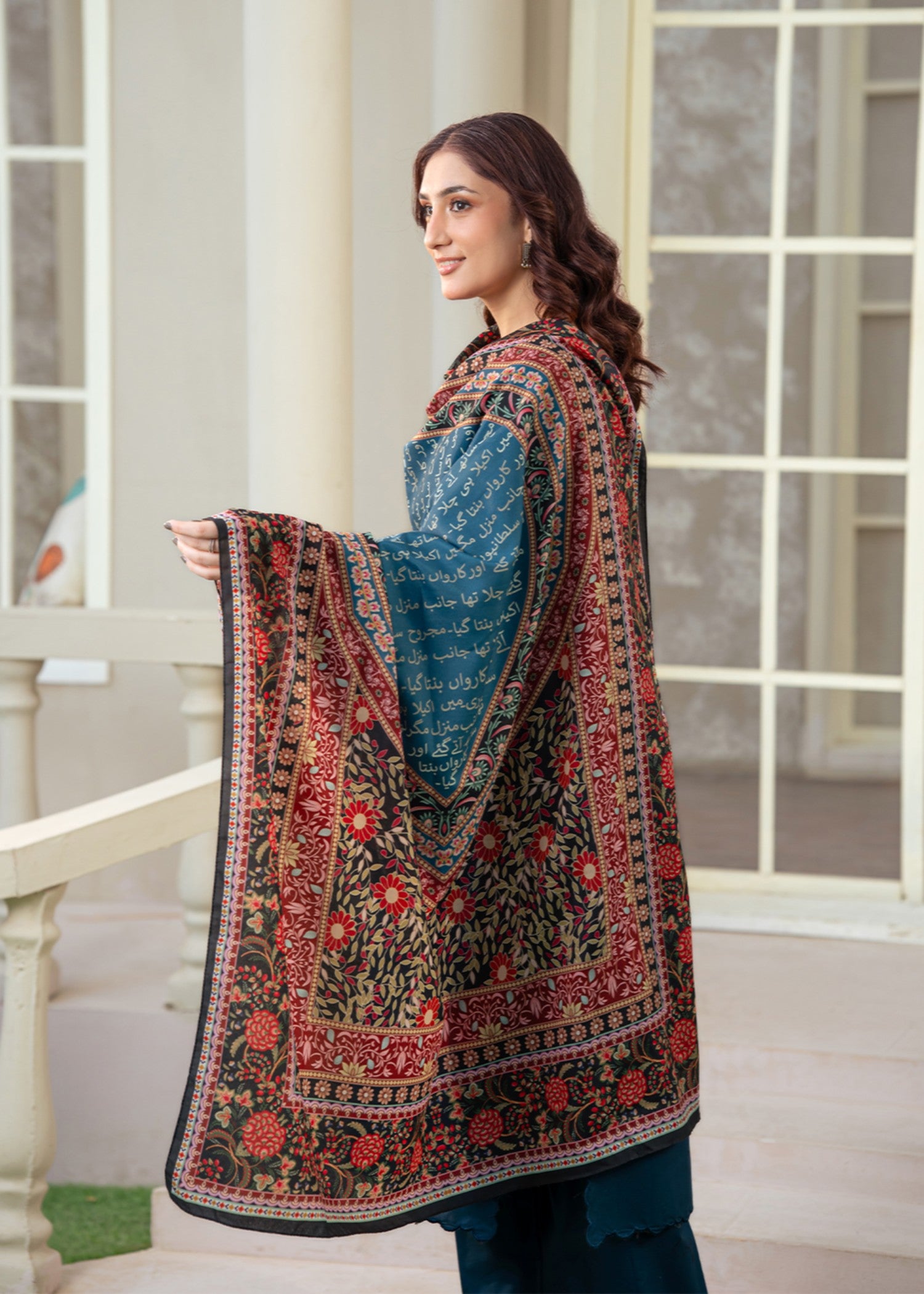Dupatta in Multi Color by - Trendy Women Dupatta FEQ7620