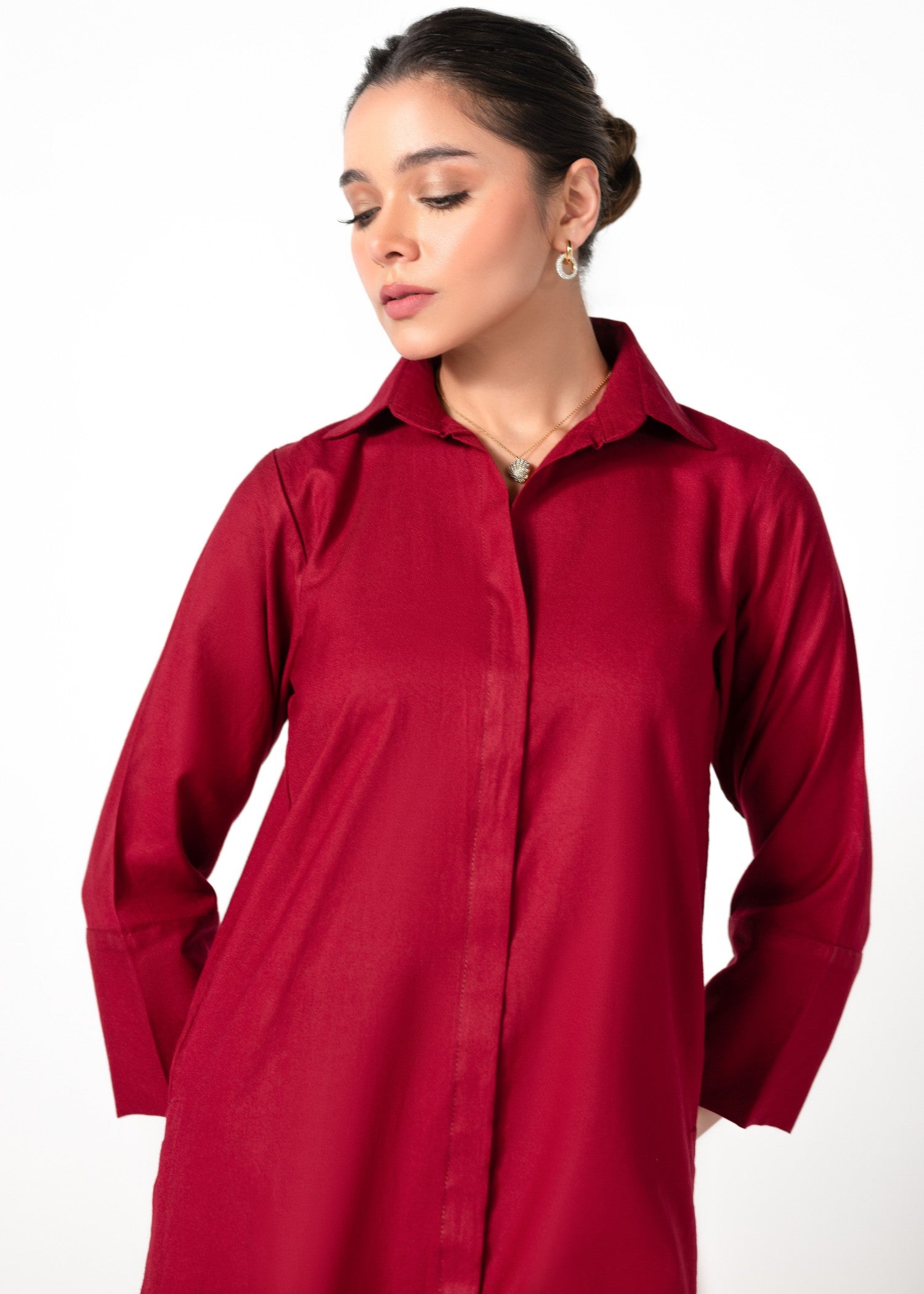 karandi Co Ord Sets in Red
