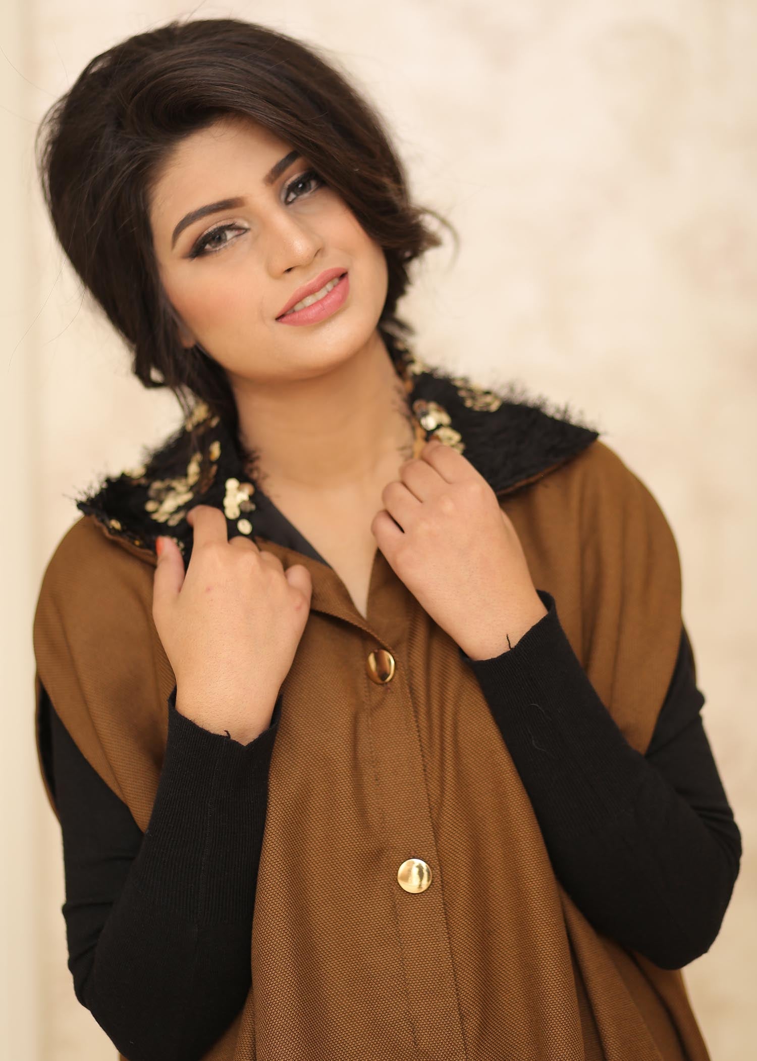 corduroy Tunic in Brown