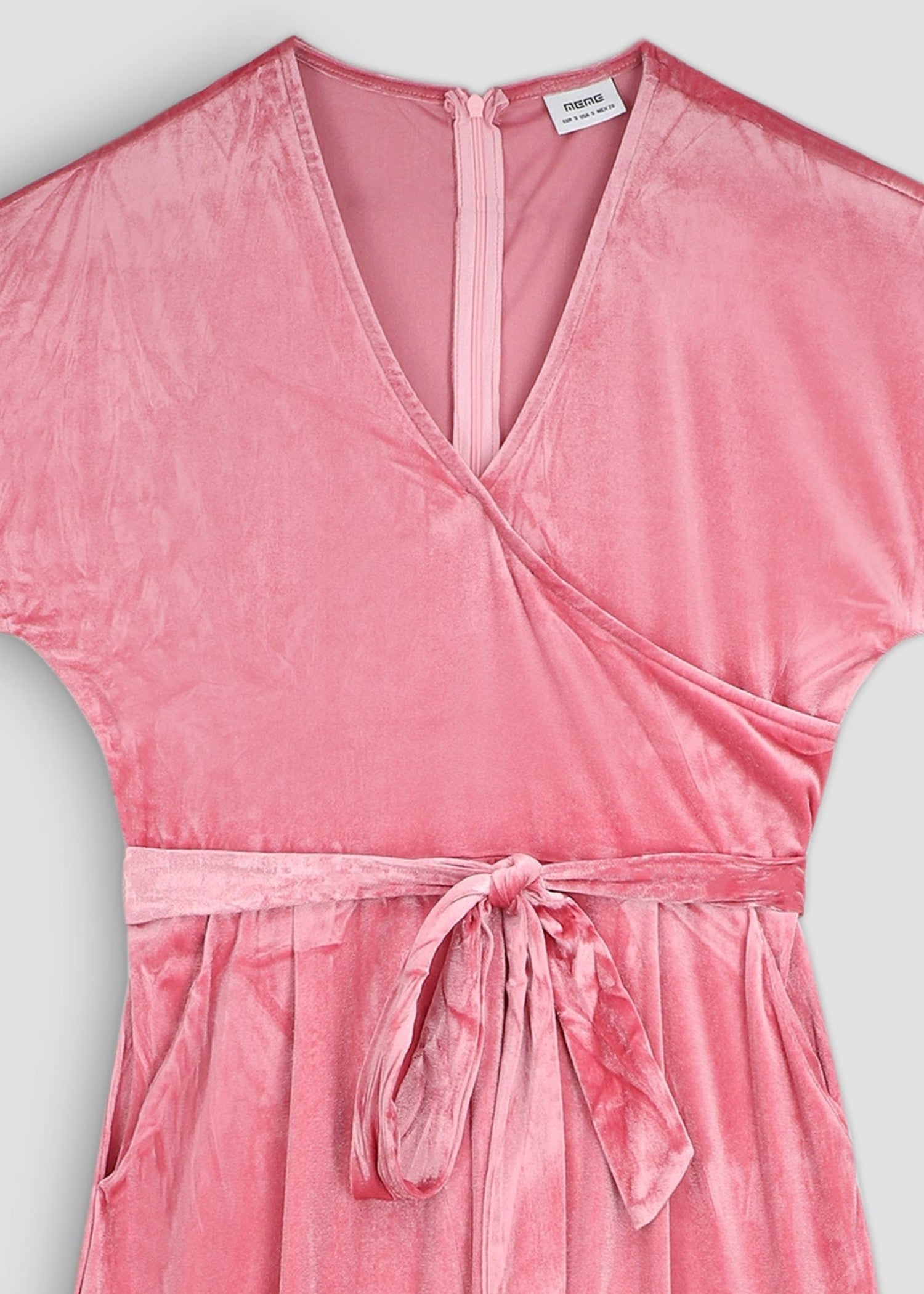 velvet Jumpsuit in Blush