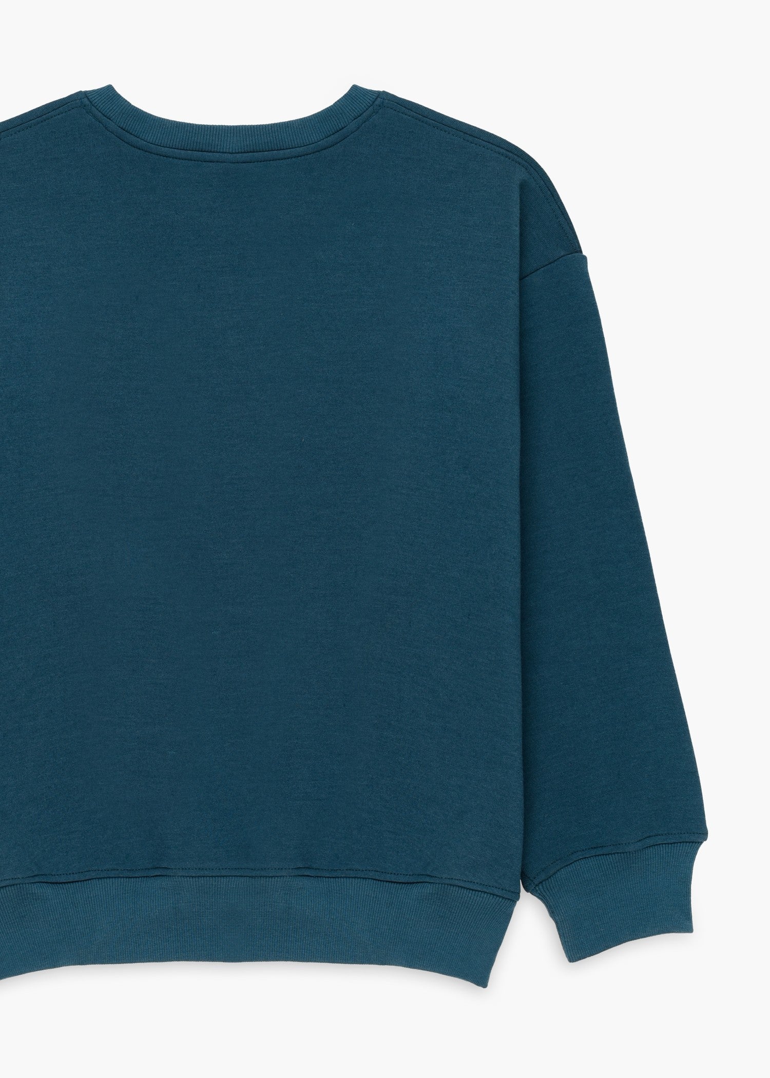 fleece Sweatshirt in Teal