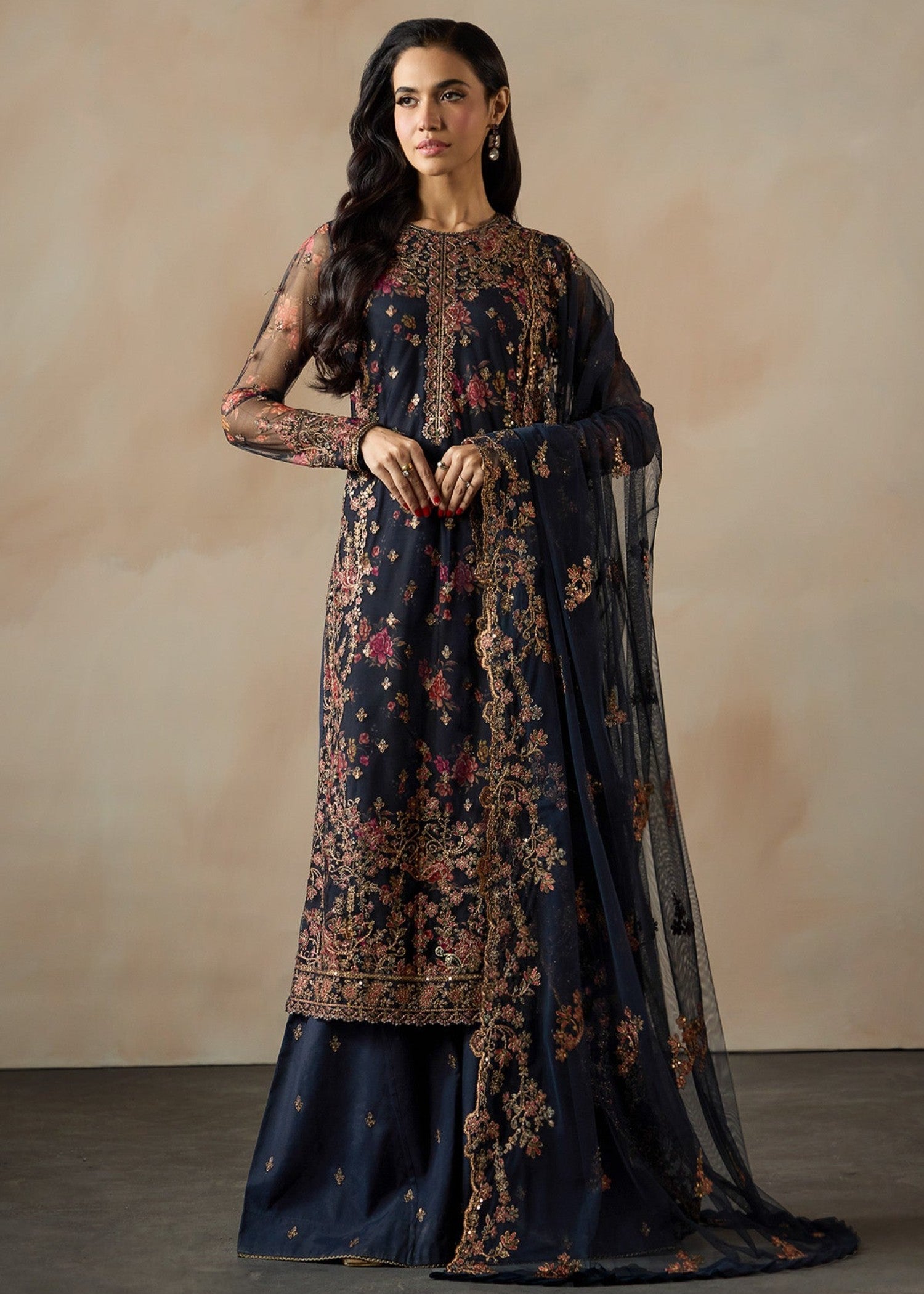 net Sharara in Blue