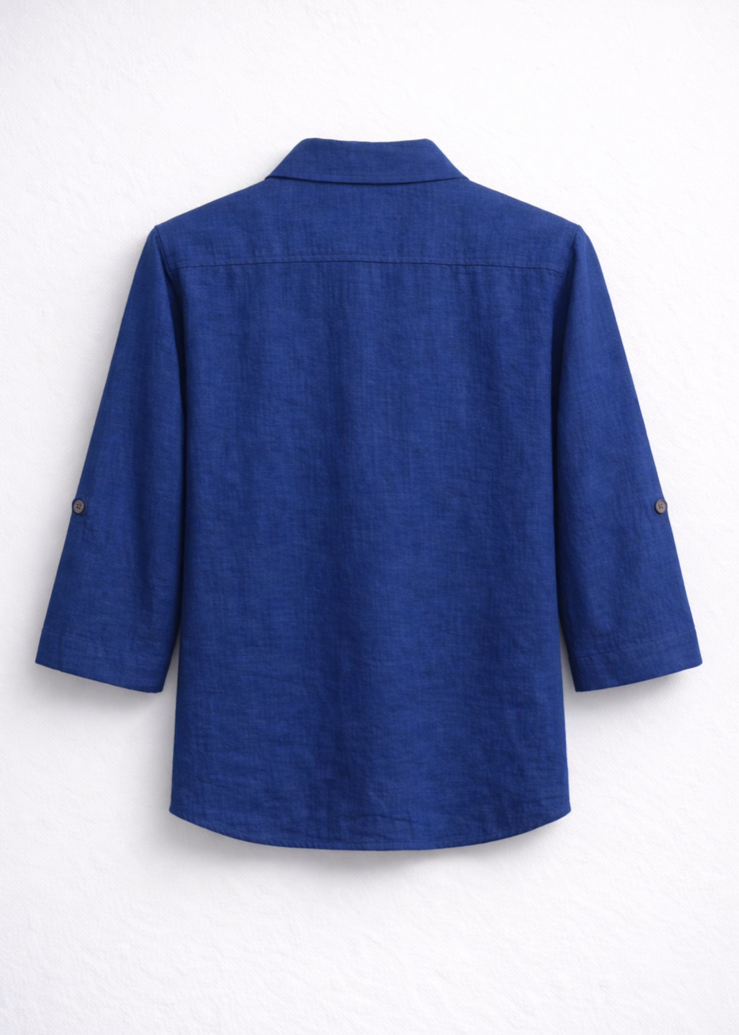 seersucker Top in Dark blue