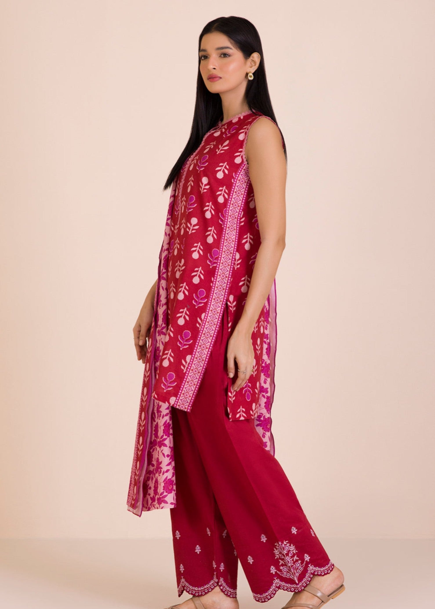 cotton Unstitched in Red