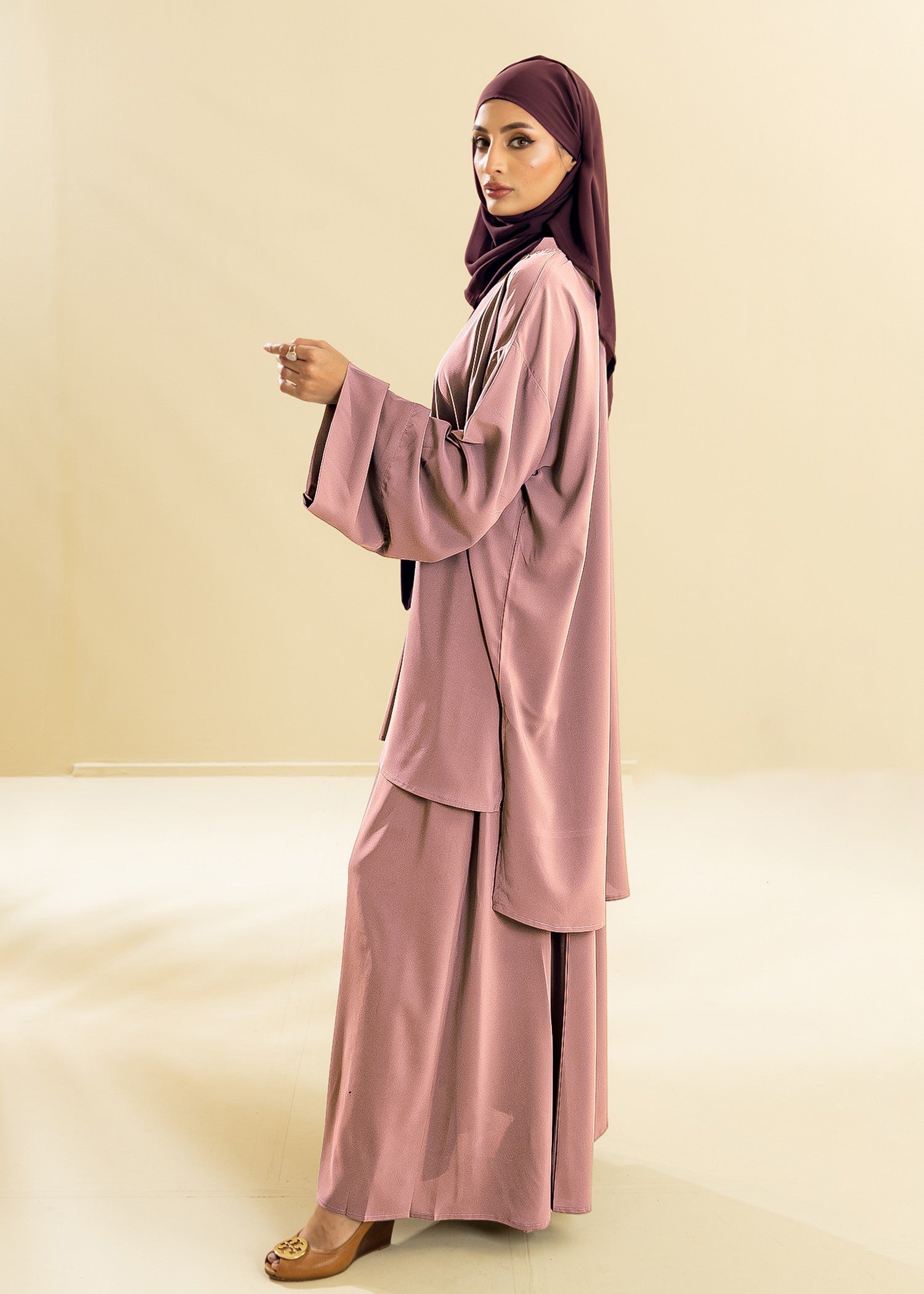 crepe Co ord Sets in Pink
