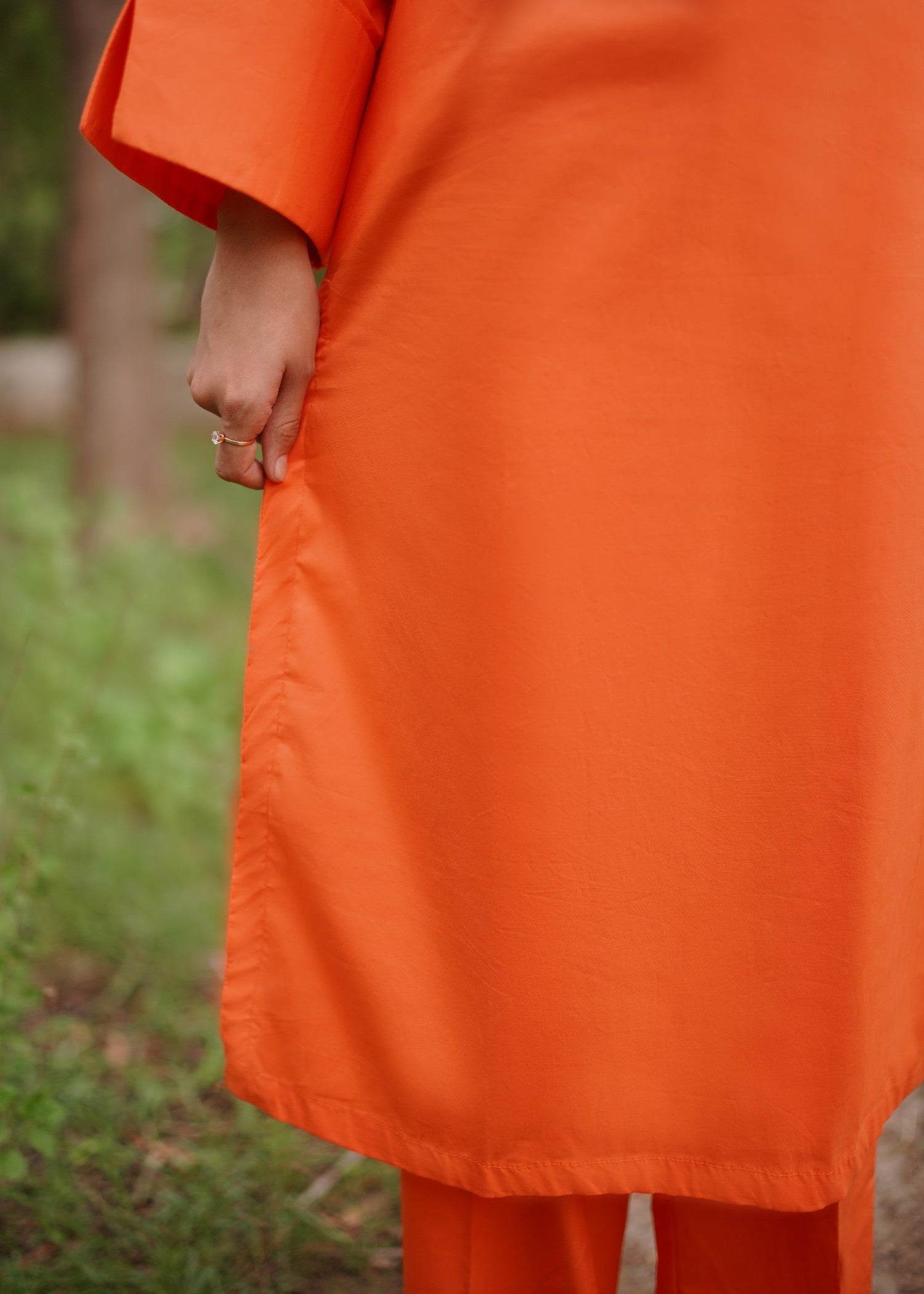cotton Co Ord Sets in Orange