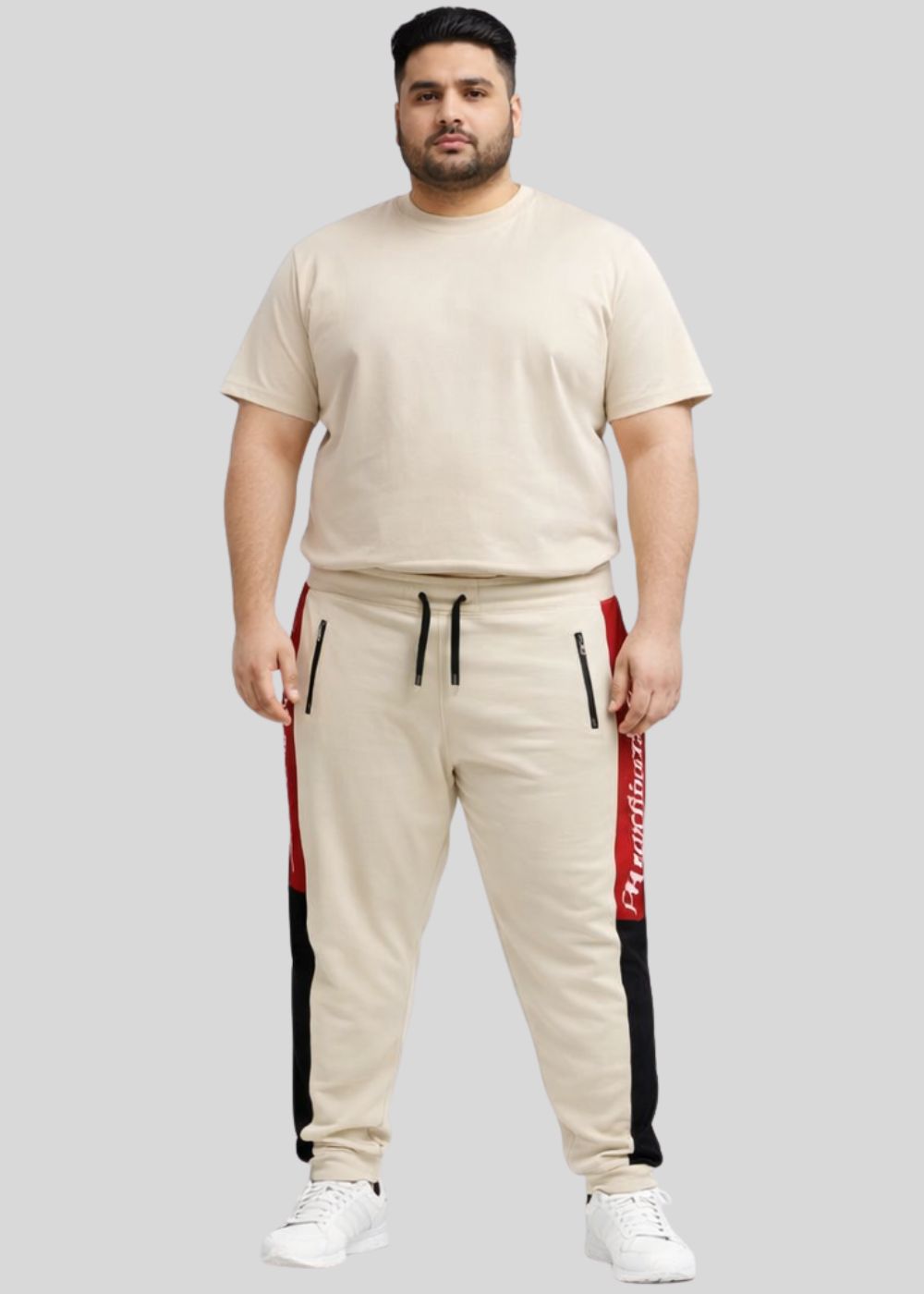 interlock knit Trousers in Multi