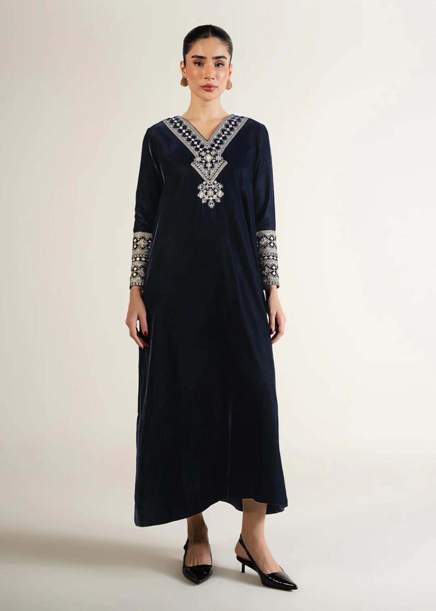 velvet Dress in Black