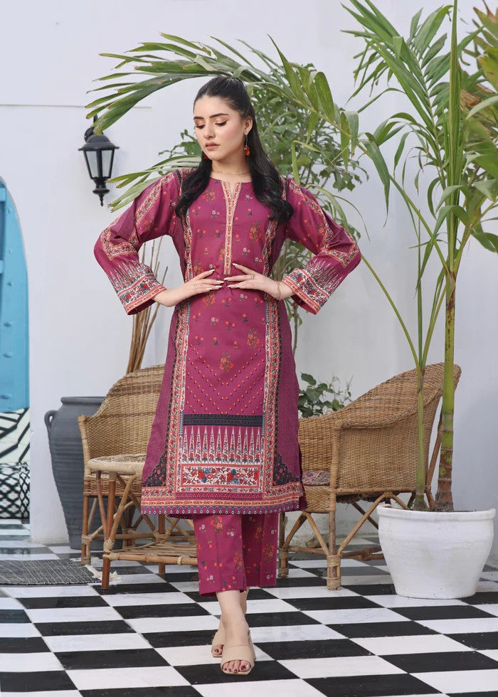 lawn Co Ord Sets in Burgundy