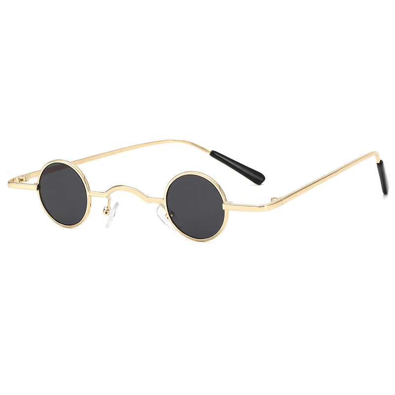 Super Small round Frame Retro Sunglasses for Men Women Prince Glasses Hip Hop Sunglasses